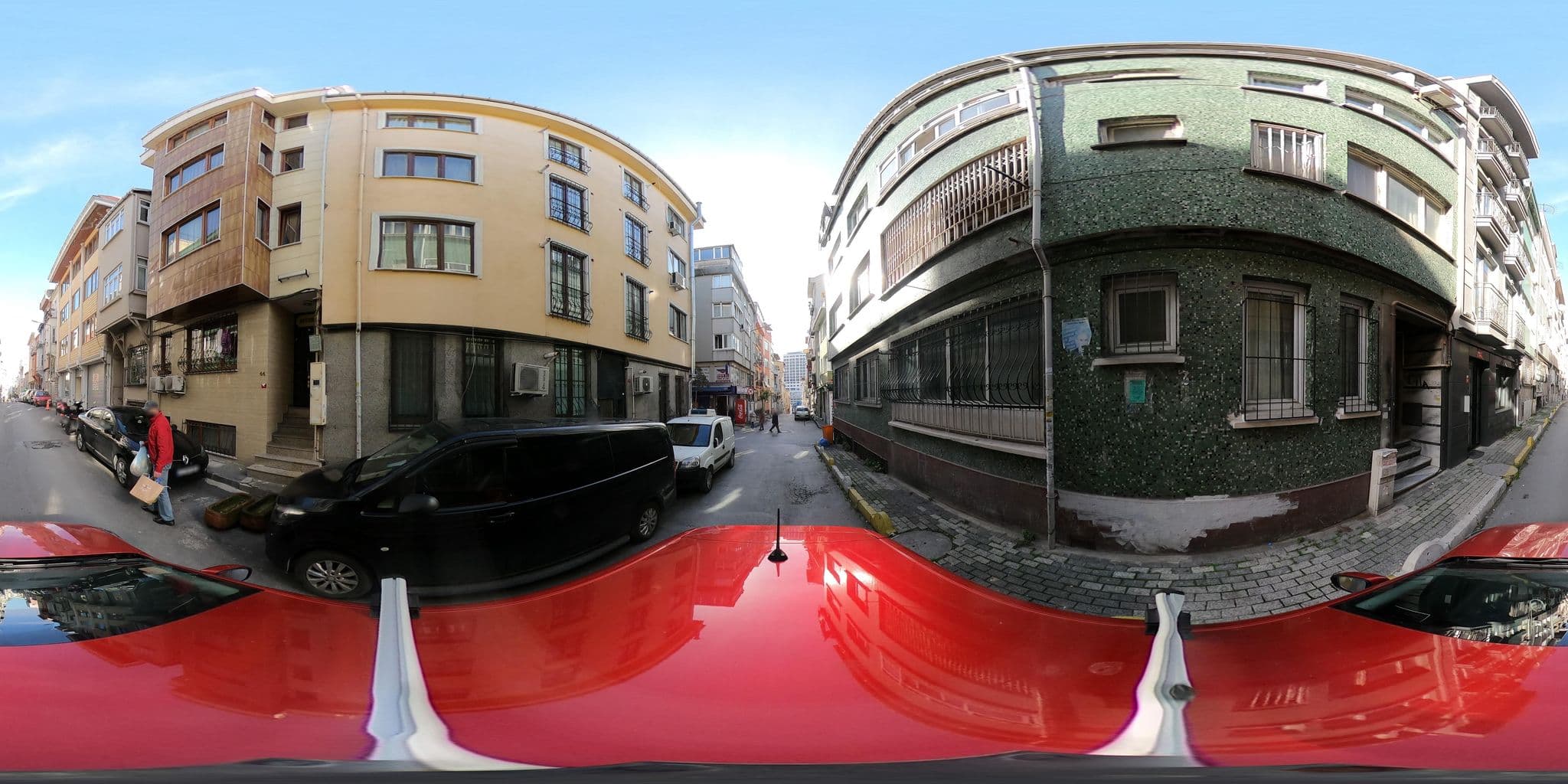 Street view near Cumbali Apart Hotel, Şişli — © ademturkmen (CC BY-SA · Mapillary)