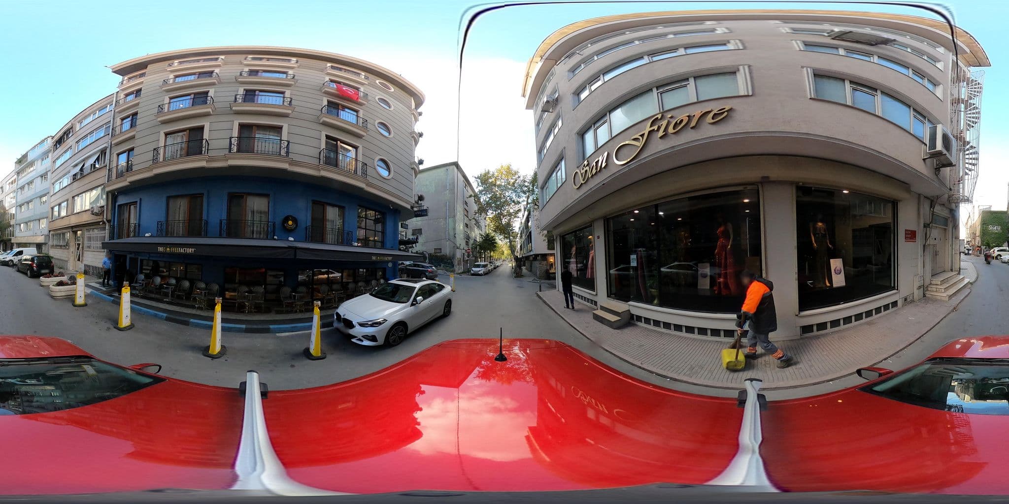 Street view near Hotel Ixora Bomonti, Şişli — © yturkmenoglu (CC BY-SA · Mapillary)