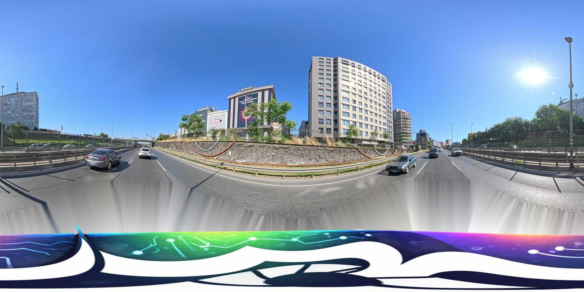 Street view near Elm Apart Hotel, Şişli — © burakonder (CC BY-SA · Mapillary)