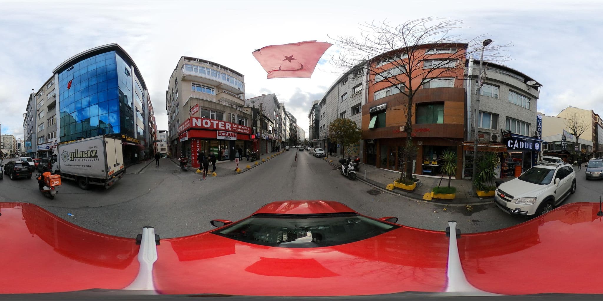 Street view near Le Premier House, Şişli — © ademturkmen (CC BY-SA · Mapillary)