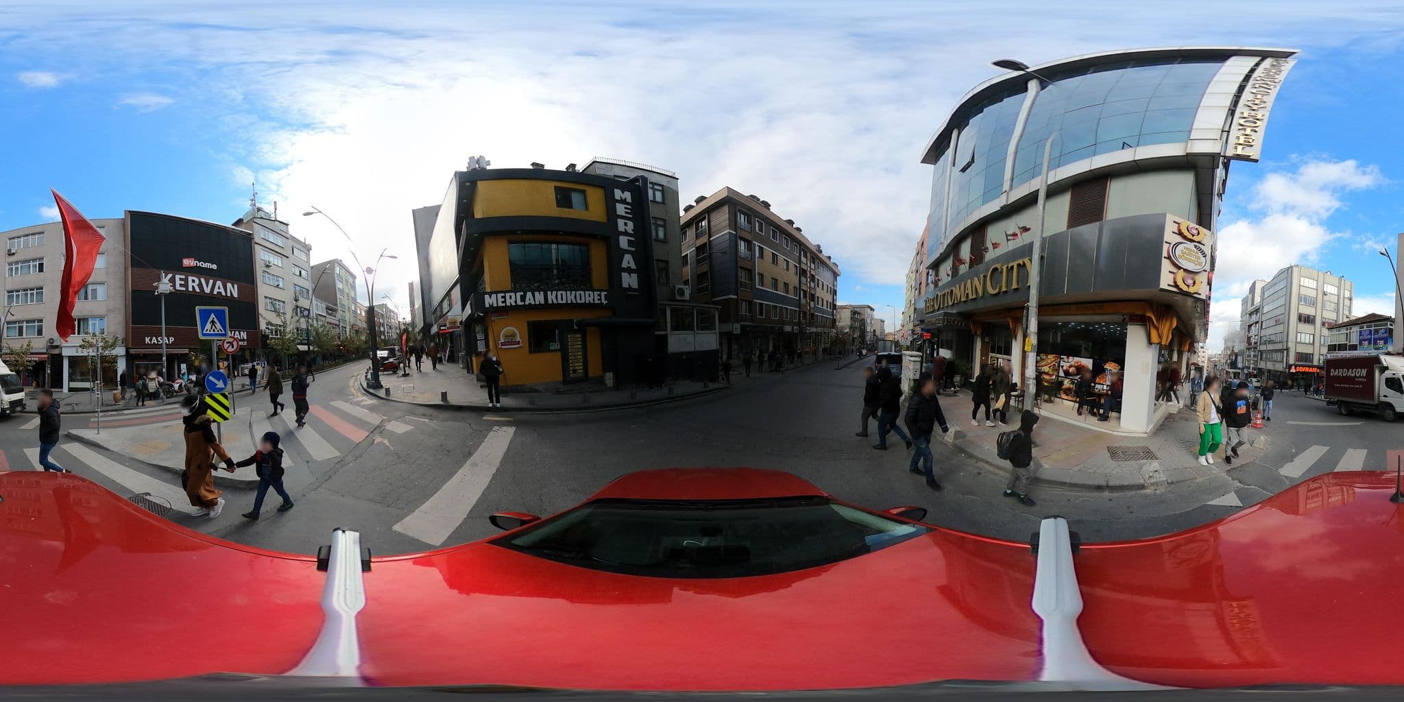 Street view near Hotel Ottoman Cıty, Şişli — © ademturkmen (CC BY-SA · Mapillary)