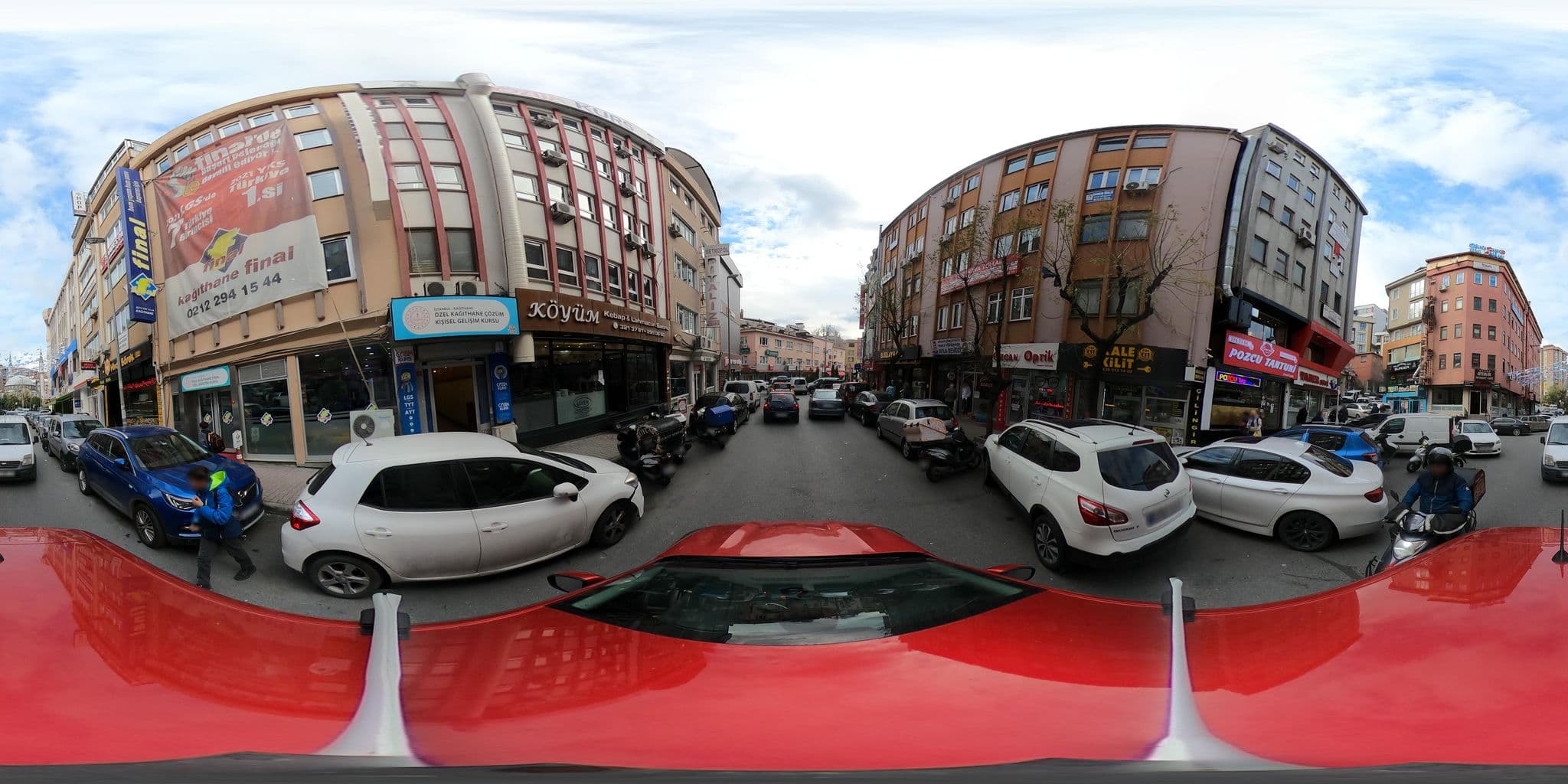 Street view near Kağıthane Residence Otel, Şişli — © ademturkmen (CC BY-SA · Mapillary)