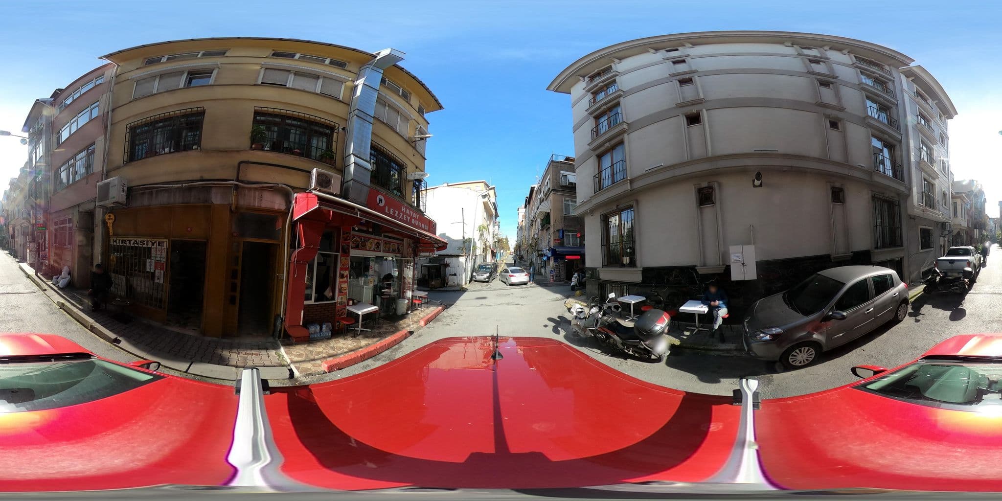 Street view near Taksim Holiday Suites, Şişli — © ademturkmen (CC BY-SA · Mapillary)