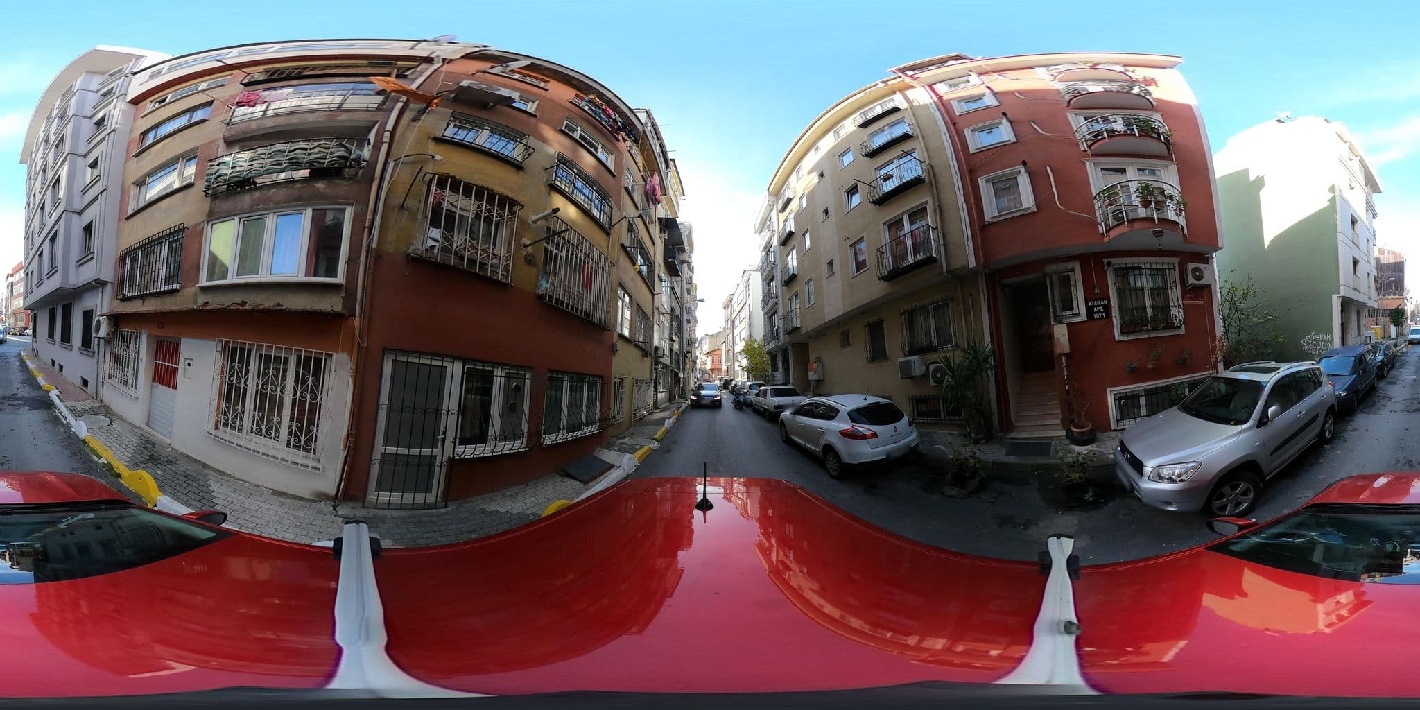 Street view near İstanbul Ataman Suites, Şişli — © ademturkmen (CC BY-SA · Mapillary)