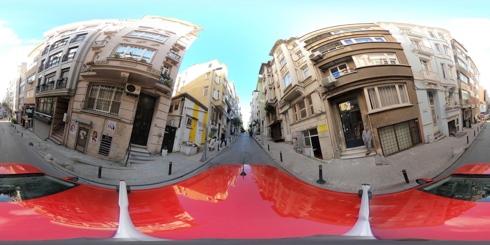 Street view near Blueway Historical Hotel Şişli, Şişli — © yturkmenoglu (CC BY-SA · Mapillary)