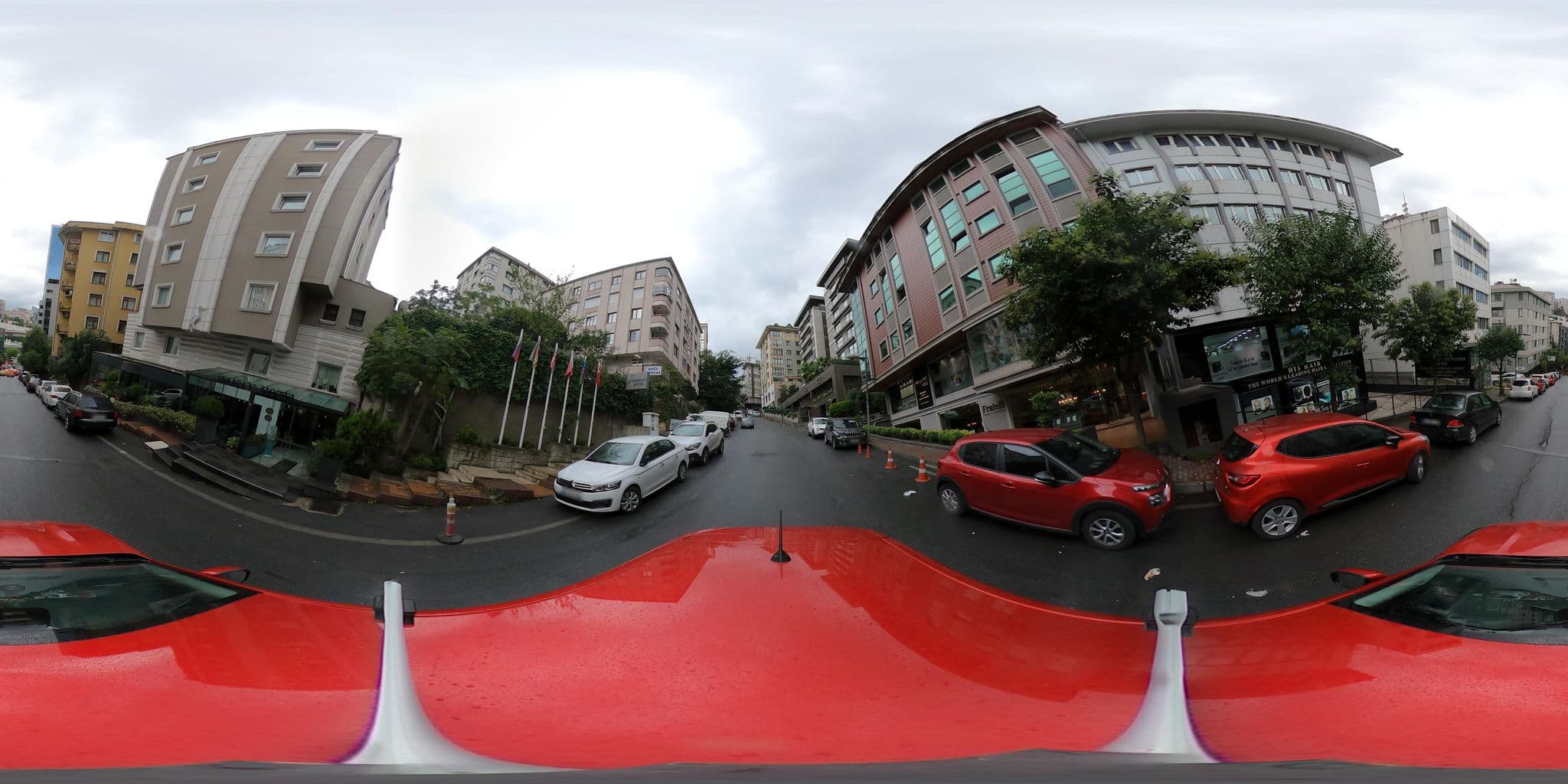 Street view near Mile Hotel - Nisantasi, Şişli — © yturkmenoglu (CC BY-SA · Mapillary)