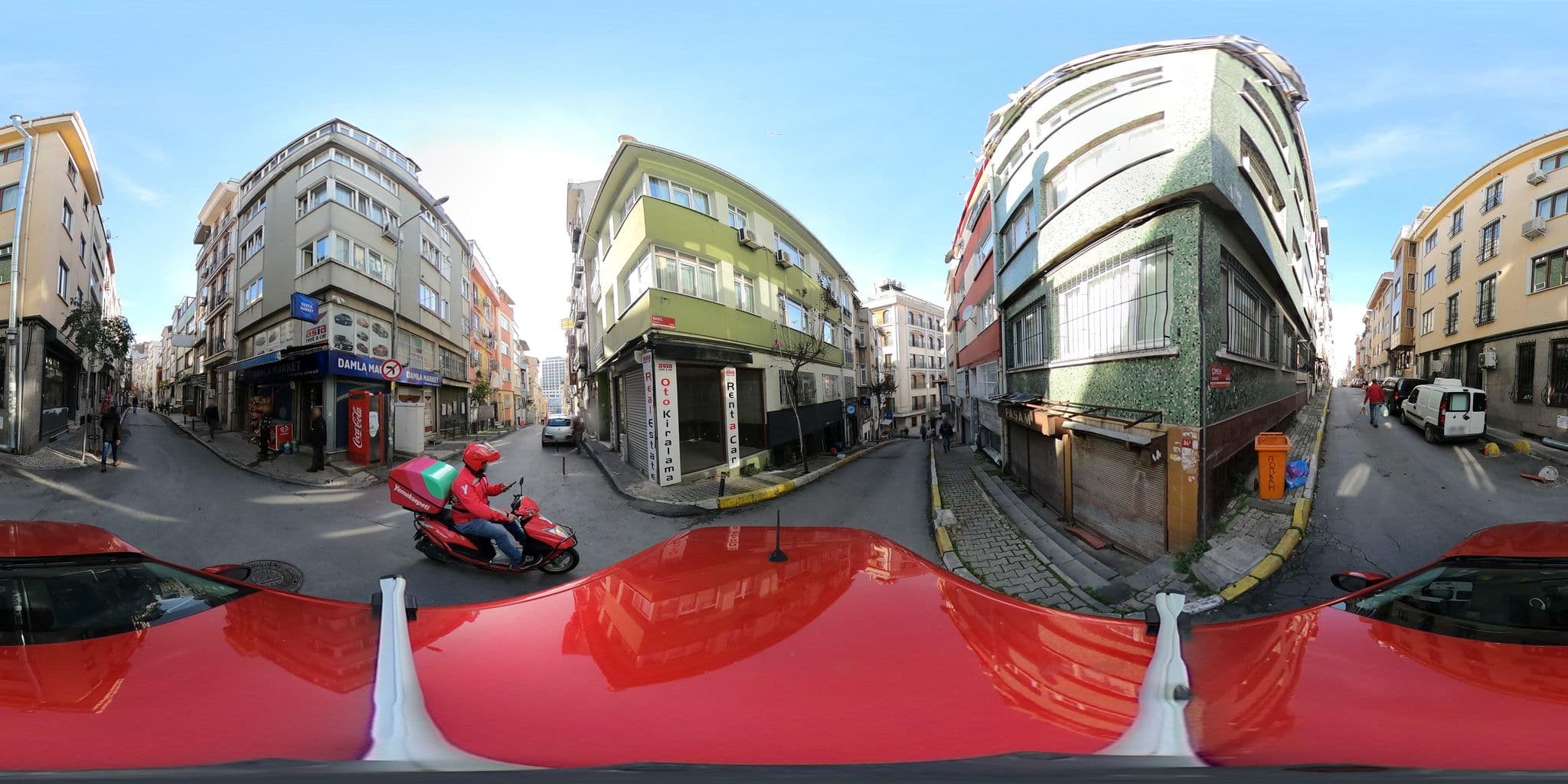 Street view near Harbiye Suites, Şişli — © ademturkmen (CC BY-SA · Mapillary)