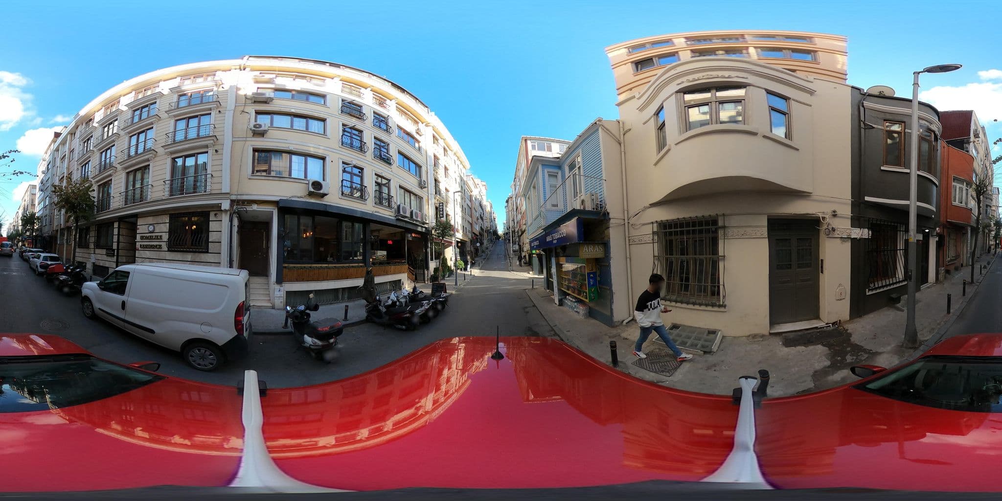 Street view near Homelike Hotel, Şişli — © yturkmenoglu (CC BY-SA · Mapillary)