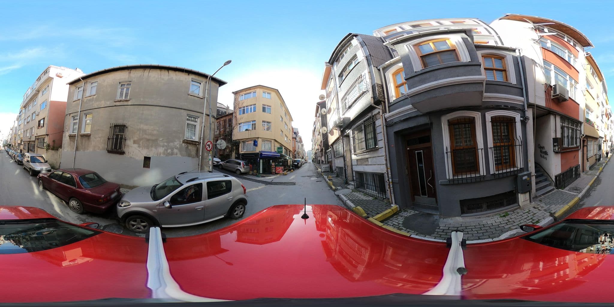 Street view near CMY Apart Hotel, Şişli — © ademturkmen (CC BY-SA · Mapillary)