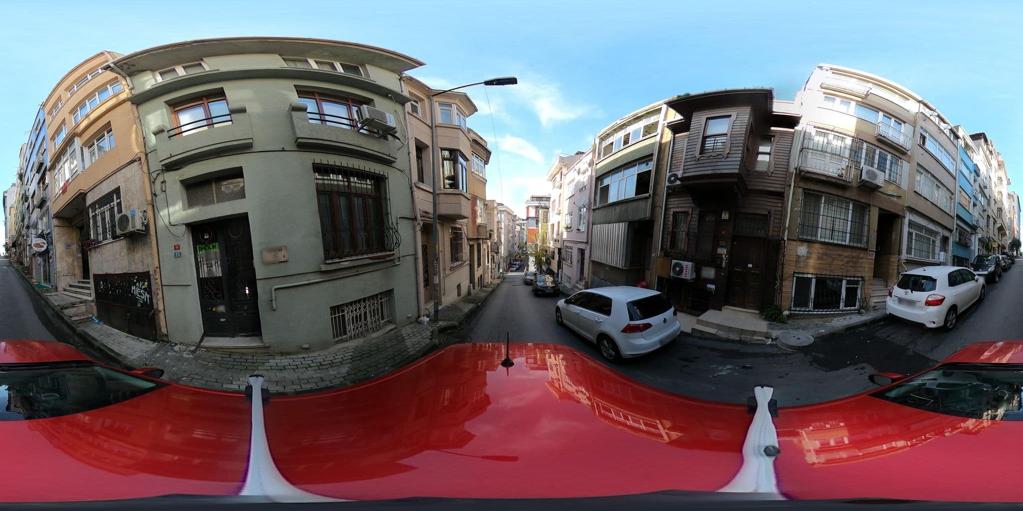 Street view near Akana Taksim Apart, Şişli — © ademturkmen (CC BY-SA · Mapillary)