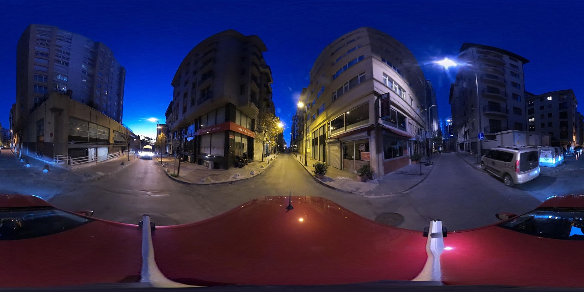 Street view near The Milltown Hotel, Şişli — © ademturkmen (CC BY-SA · Mapillary)