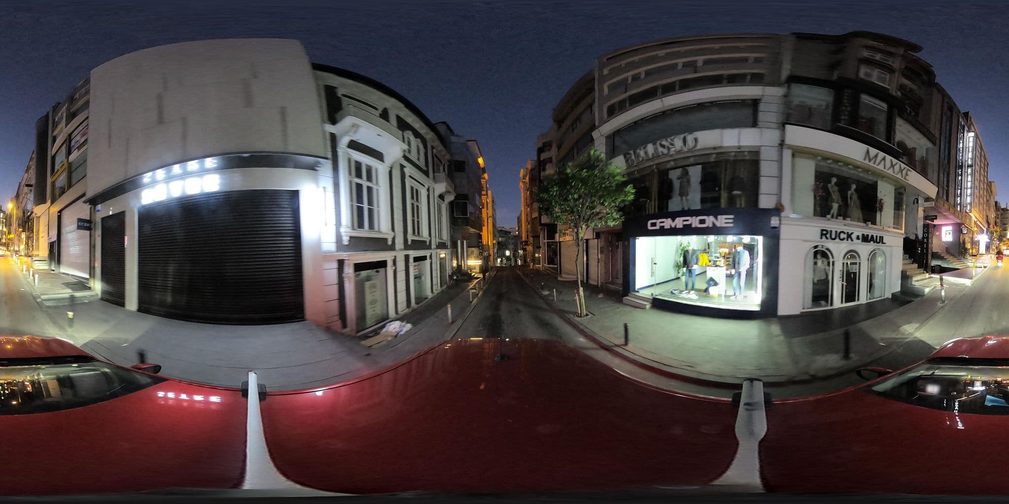Street view near Osmanbey Fatih Hotel, Şişli — © ademturkmen (CC BY-SA · Mapillary)