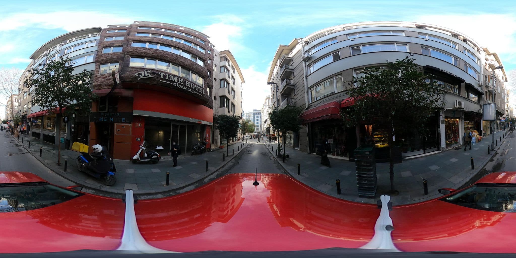 Street view near Nisantasi Time Hotel, Şişli — © ademturkmen (CC BY-SA · Mapillary)