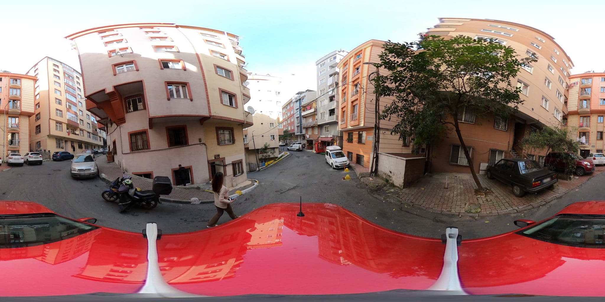 Street view near Ozyer Boutique Country, Şişli — © ademturkmen (CC BY-SA · Mapillary)