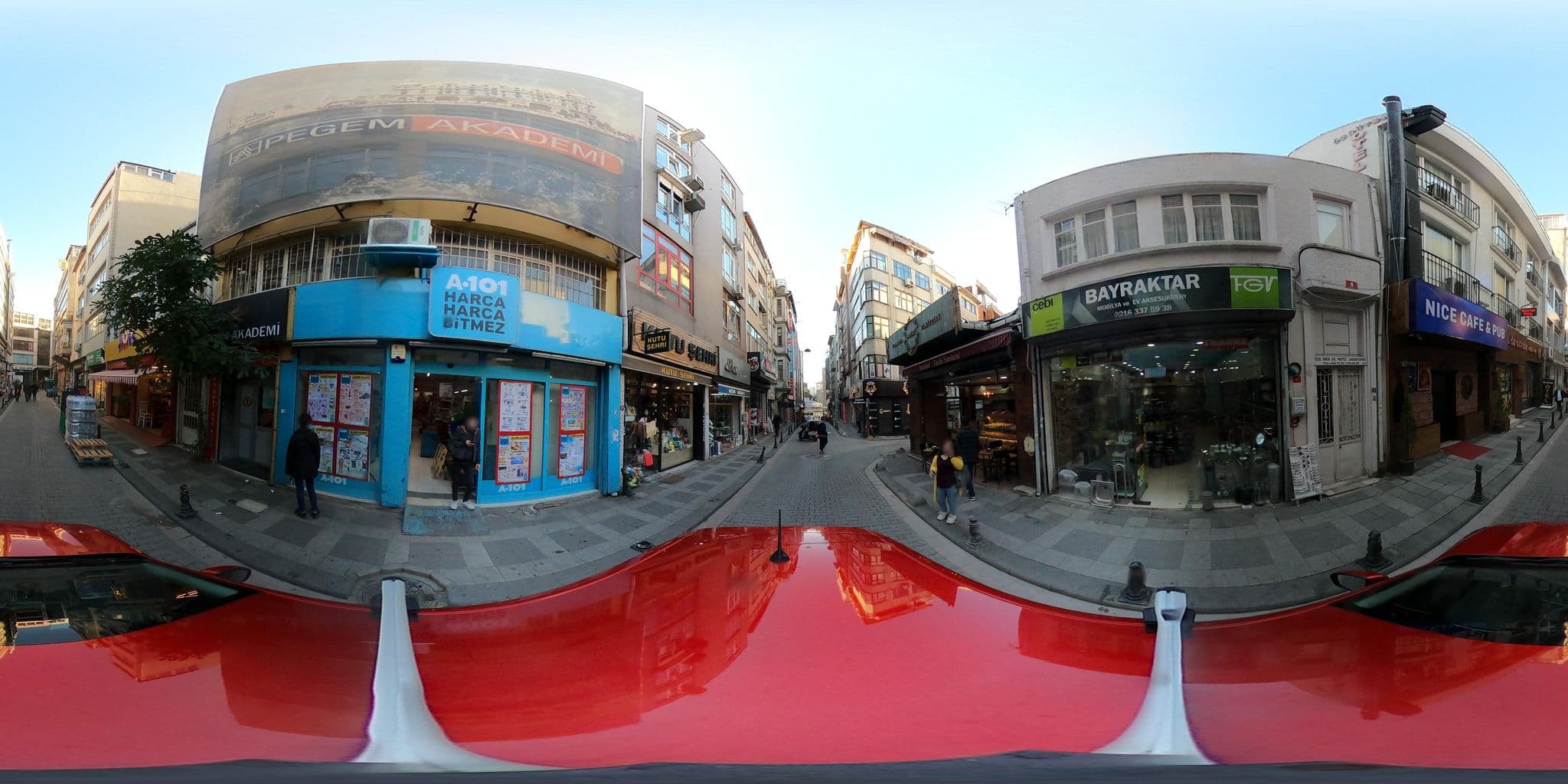 Street view near Öz Güven Otel, Salacak — © ademturkmen (CC BY-SA · Mapillary)