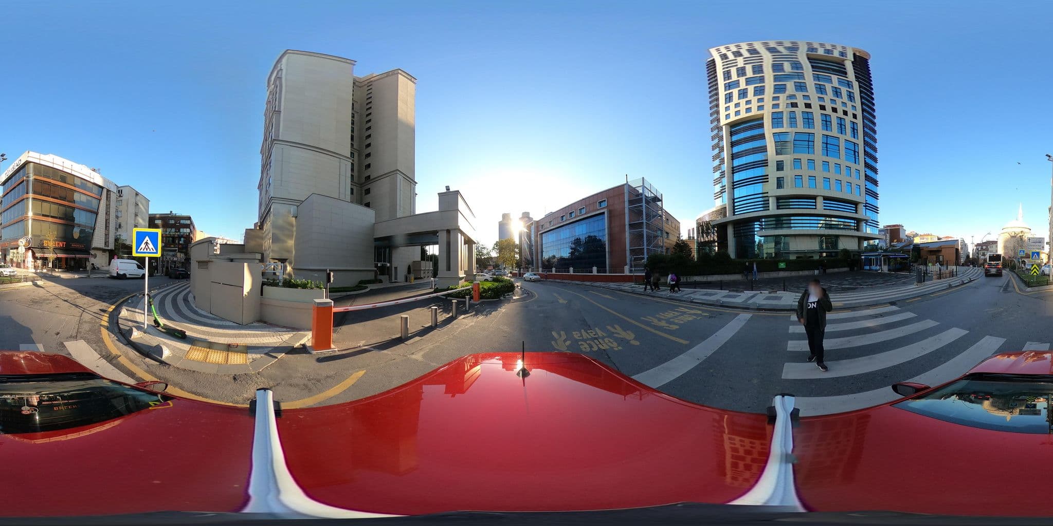 Street view near Electra Palace Hotel, Levent — © ademturkmen (CC BY-SA · Mapillary)