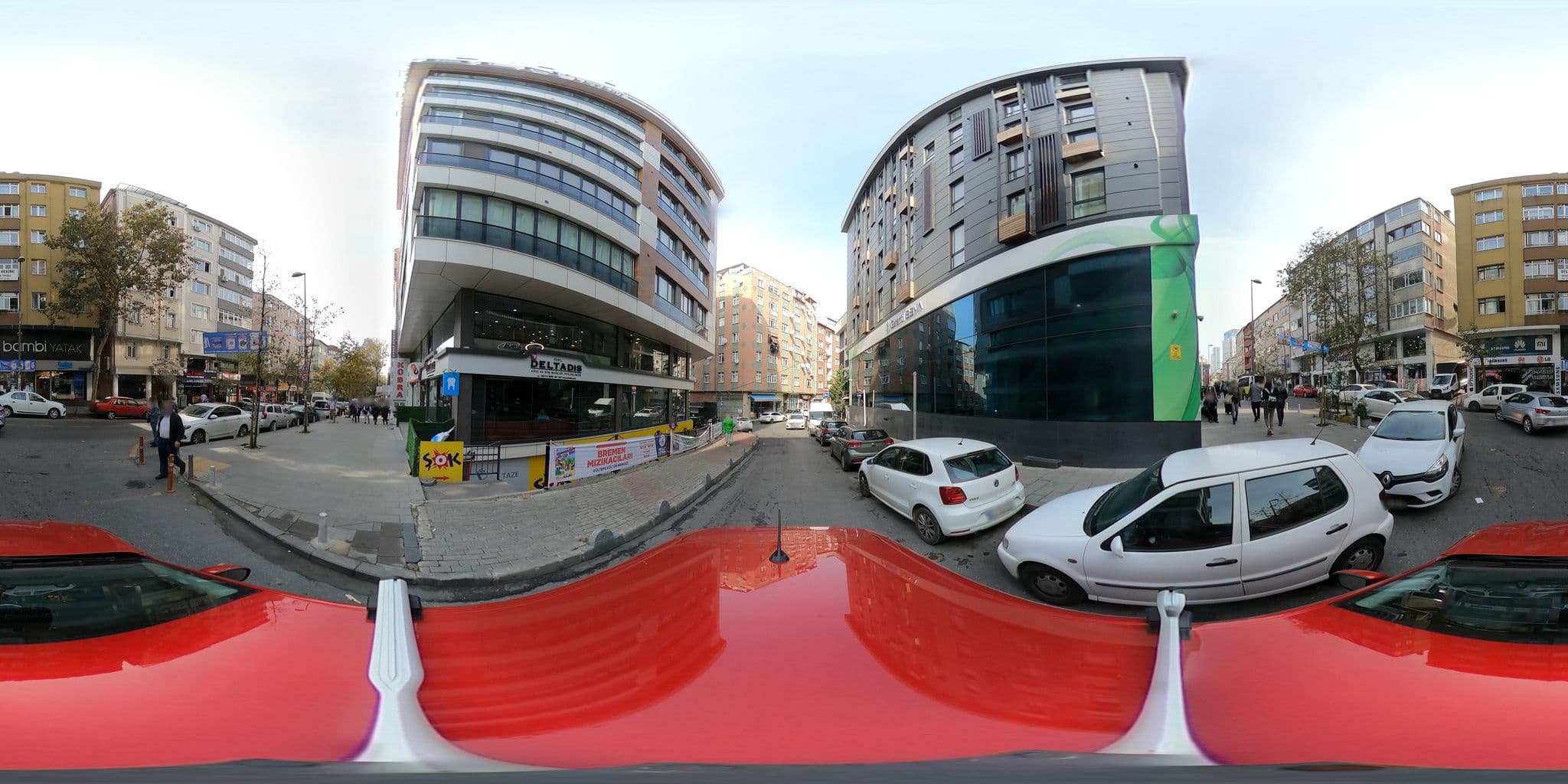 Street view near Hotel Gül, Levent — © ademturkmen (CC BY-SA · Mapillary)