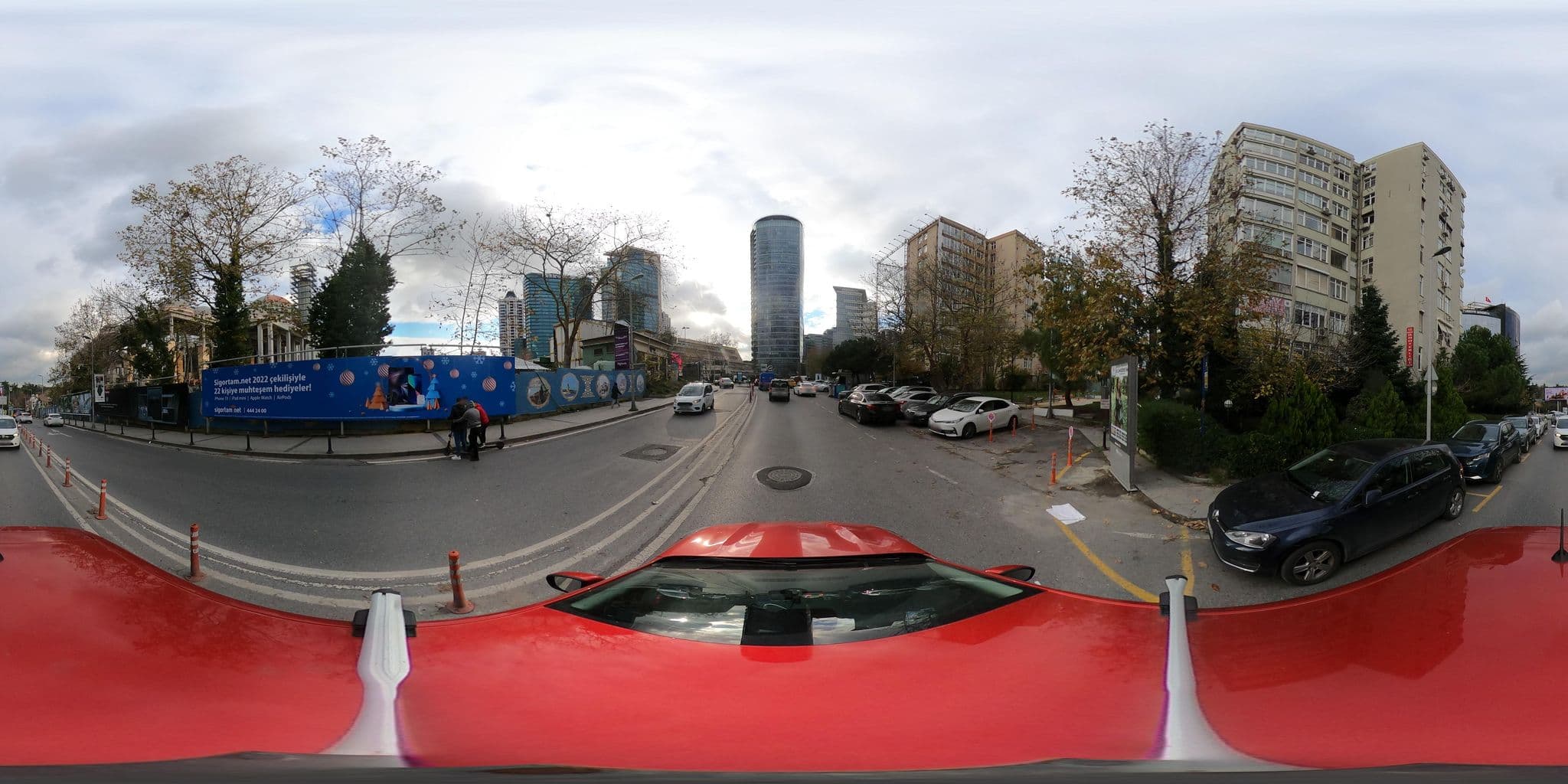 Street view near Charli Chaplin Balo Salonu, Levent — © ademturkmen (CC BY-SA · Mapillary)