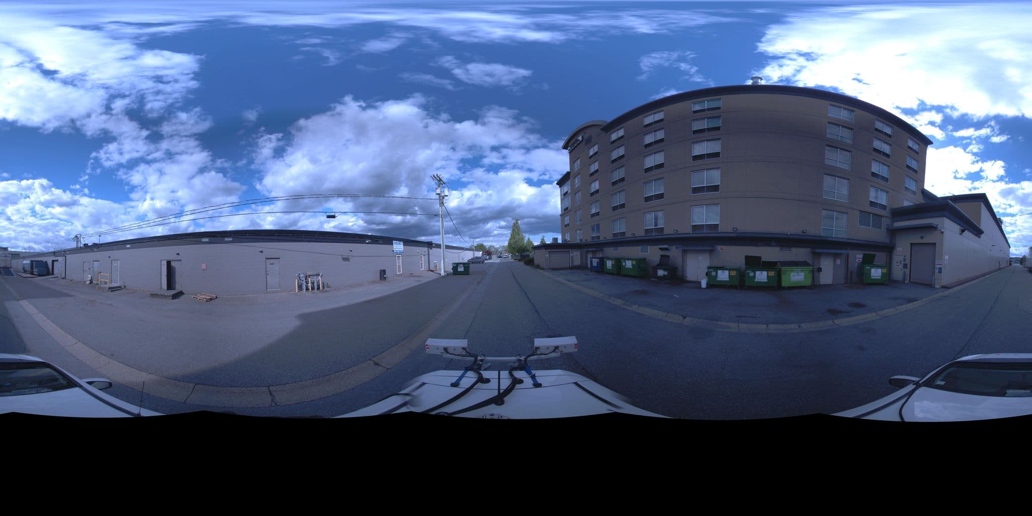 Street view near Coast Hotel and Convention Centre, Douglas — © yzhao (CC BY-SA · Mapillary)