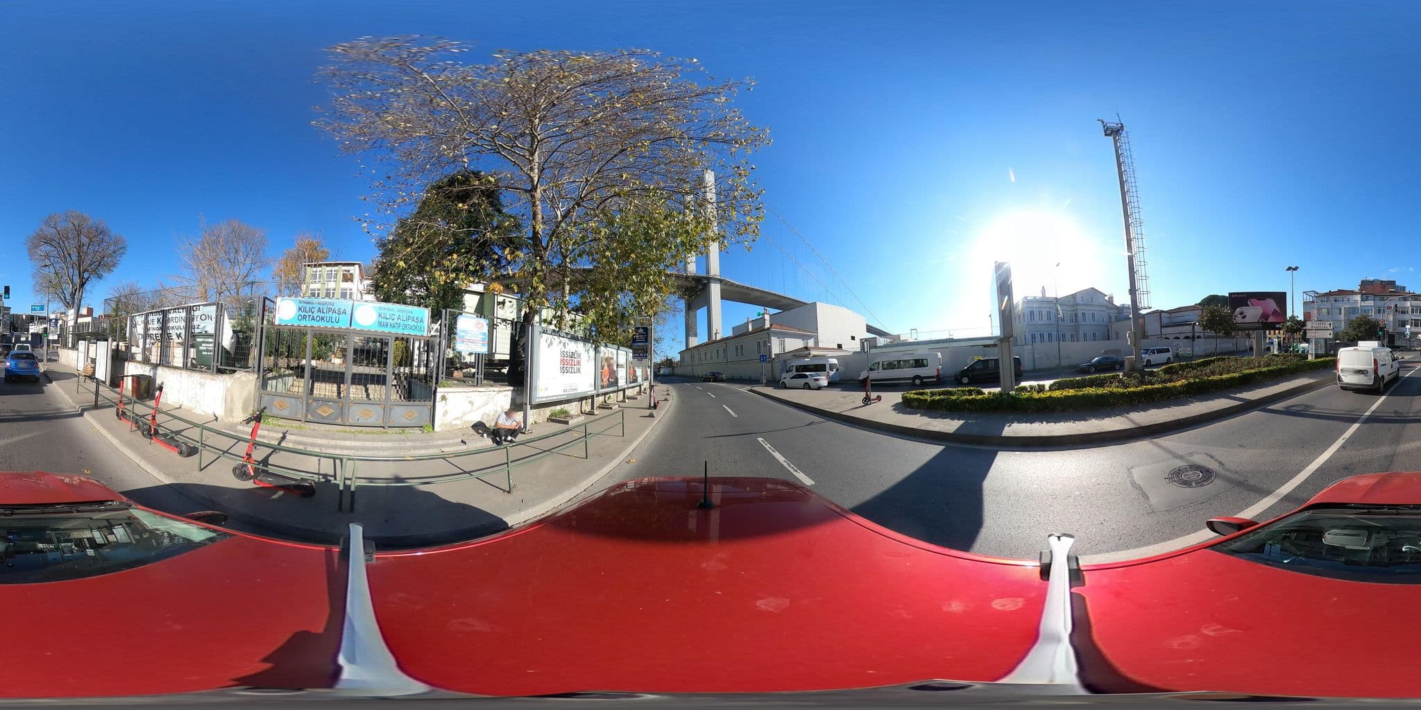 Street view near Fehıme Sultan Yalısı, Kuruçeşme — © ademturkmen (CC BY-SA · Mapillary)