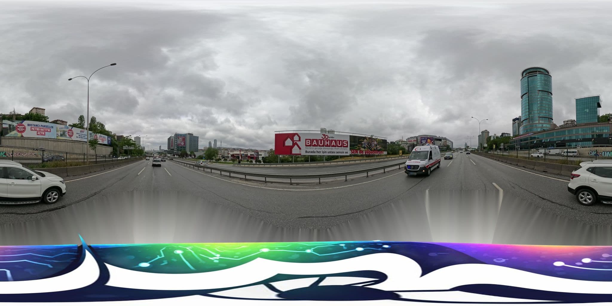 Street view near Blackeagle Palace, Ataşehir — © burakonder (CC BY-SA · Mapillary)
