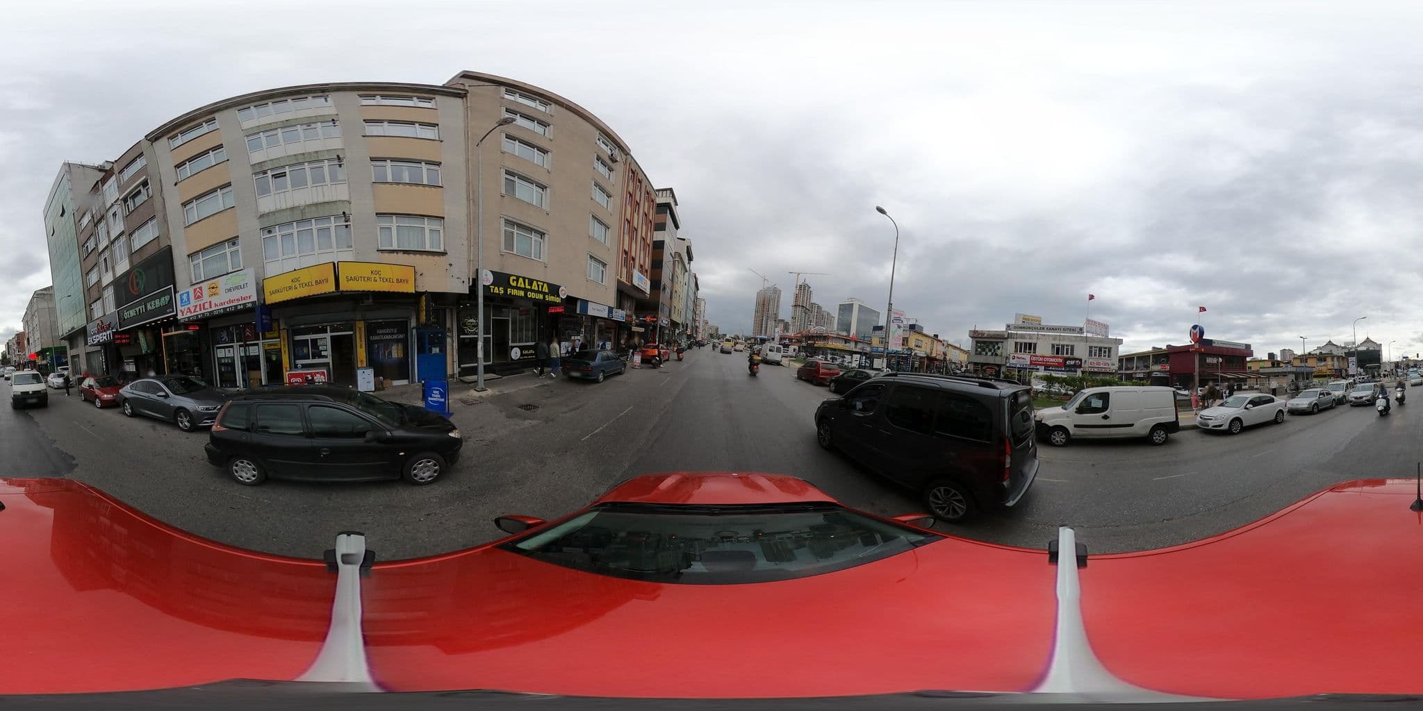 Street view near Aldina Hotel, Umraniye — © ademturkmen (CC BY-SA · Mapillary)
