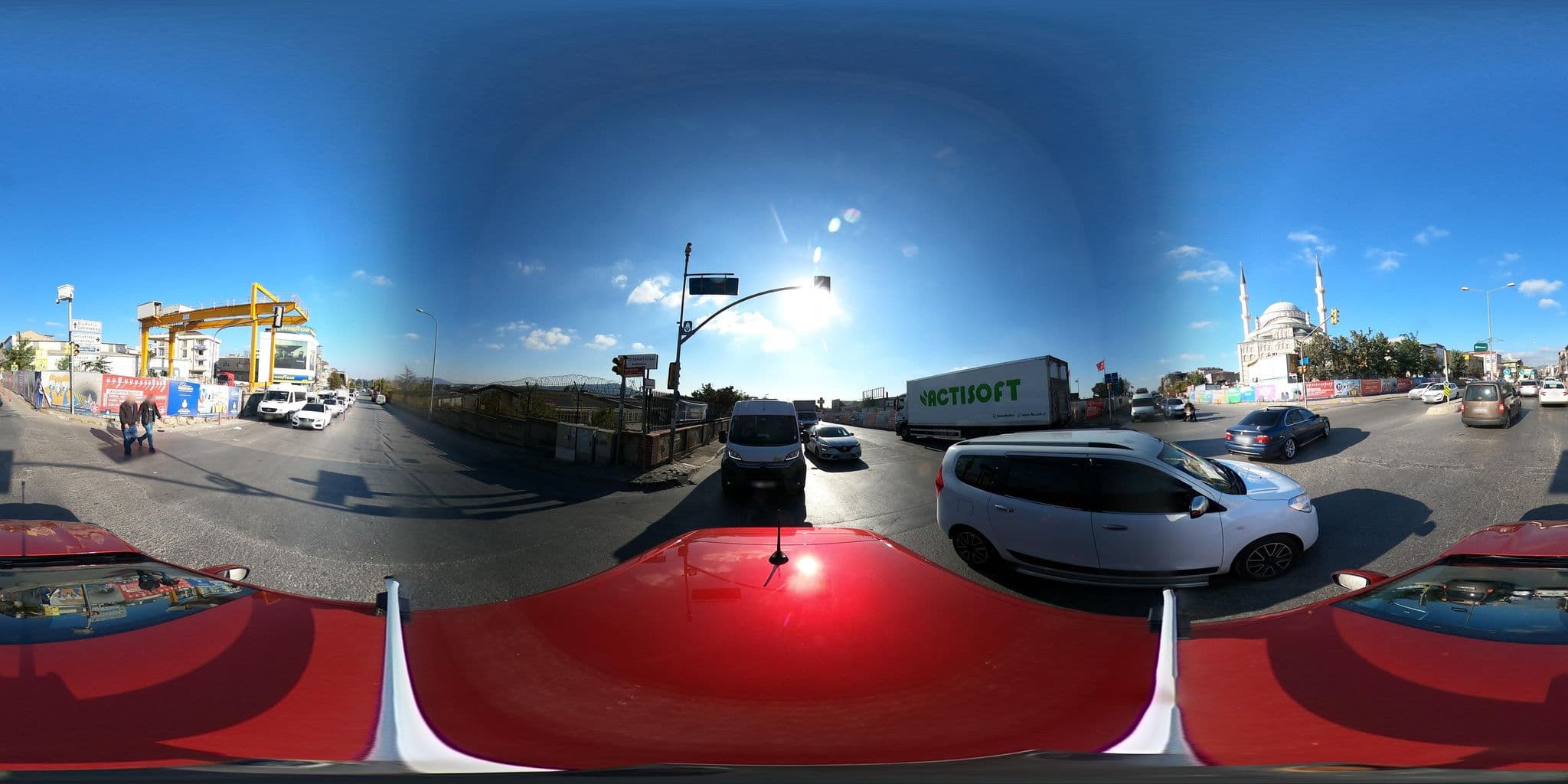 Street view near İş Bankası Yaşamkent-Cevizli Blok, Umraniye — © ademturkmen (CC BY-SA · Mapillary)