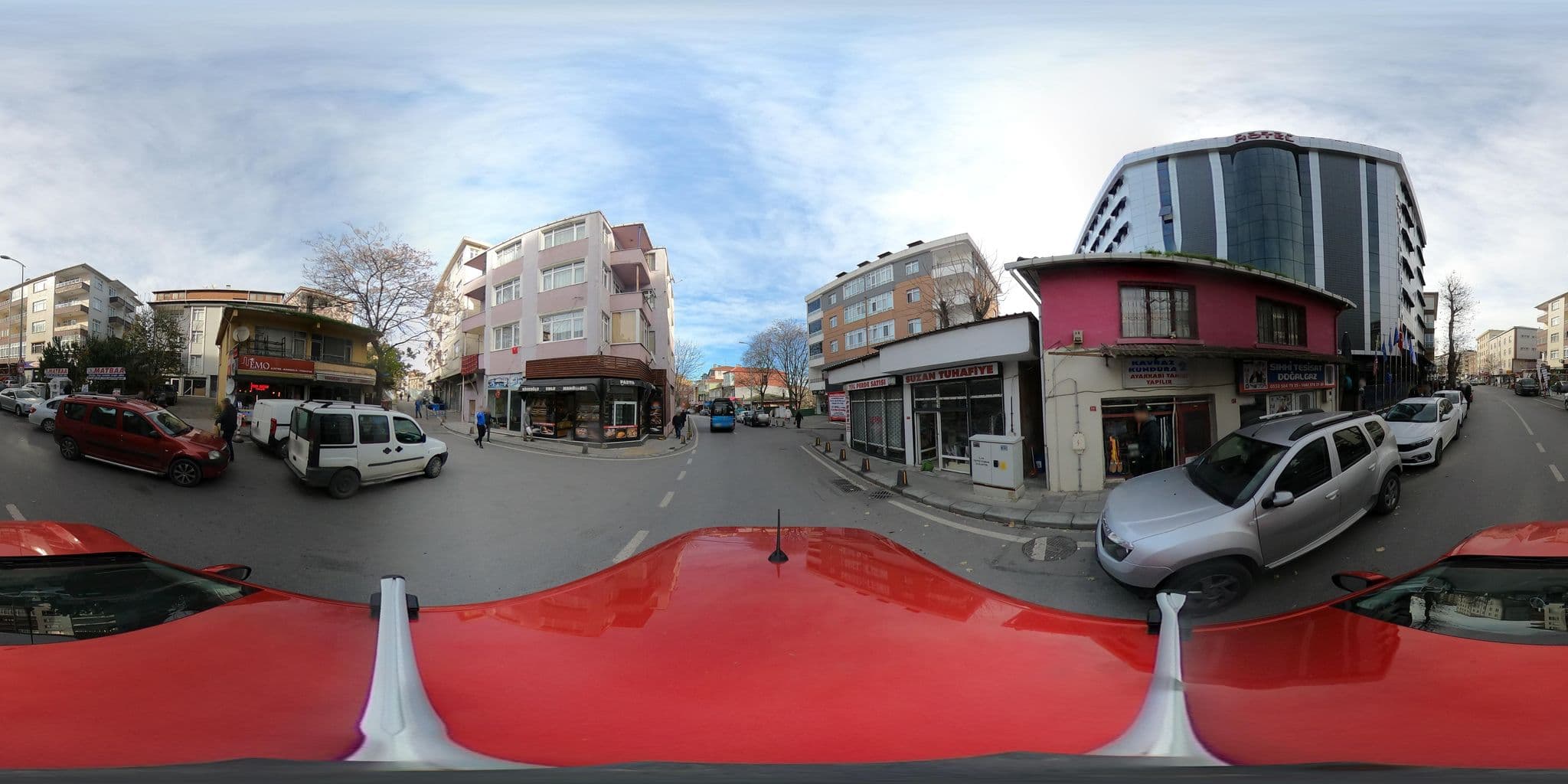 Street view near Damatris Palace Hotel, Sancaktepe — © ademturkmen (CC BY-SA · Mapillary)