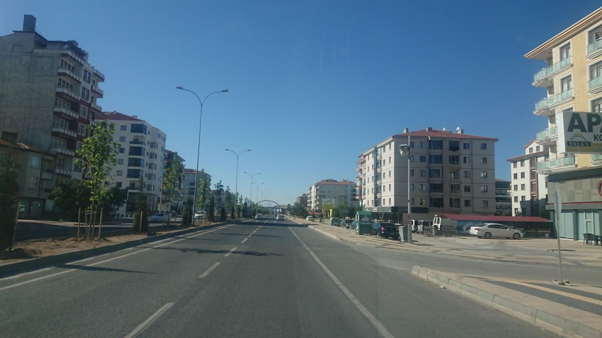 Street view near Grand Palas, Aksaray — © kubikanber (CC BY-SA · Mapillary)