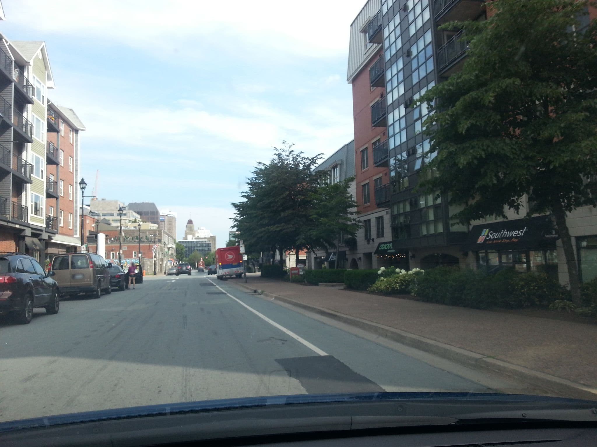 Street view near Bishop's Landing, Halifax — © thelogicalviolinist (CC BY-SA · Mapillary)