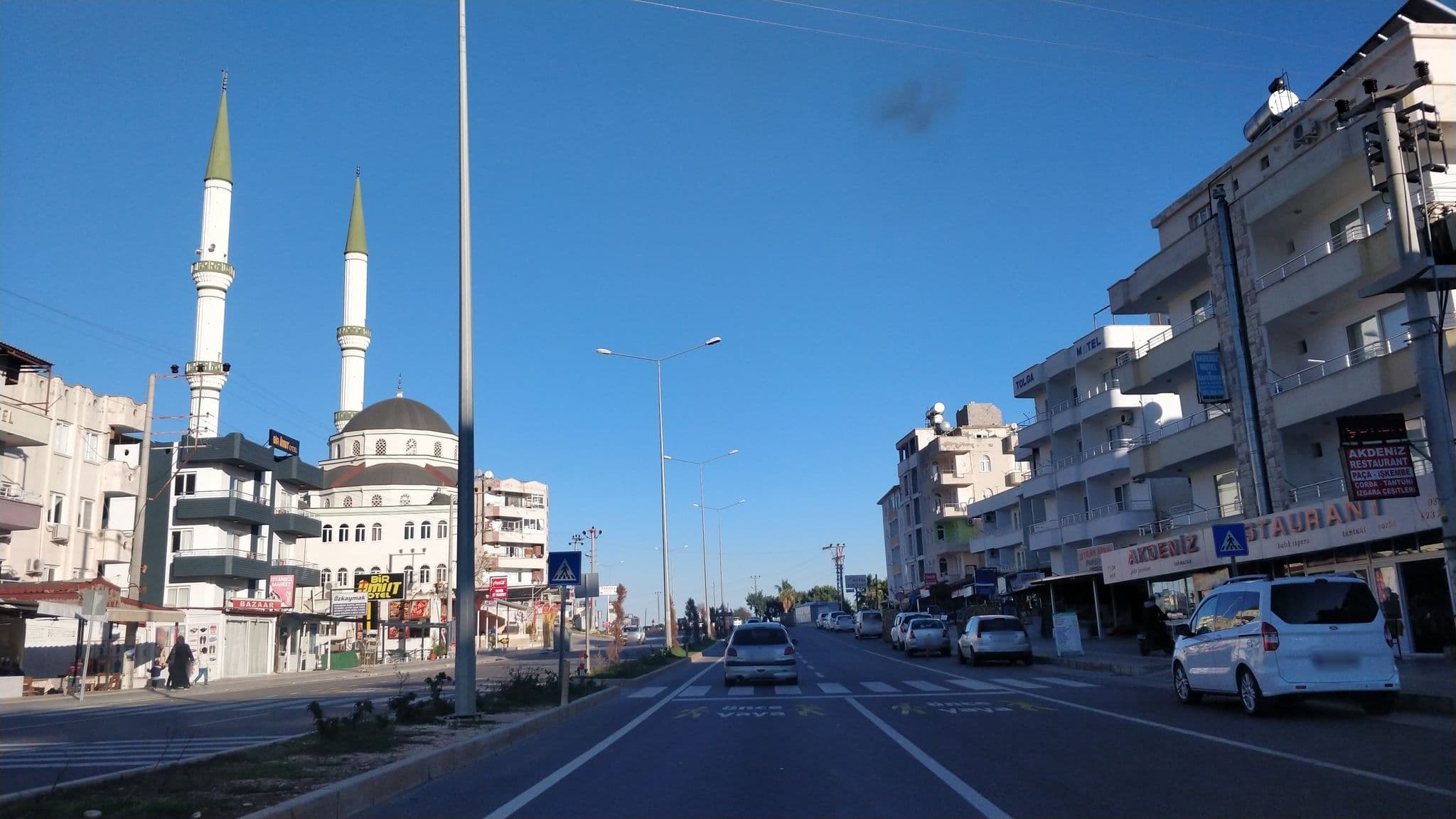 Street view near kızkalesi PAŞA MOTEL, Kızkalesi — © kasar (CC BY-SA · Mapillary)