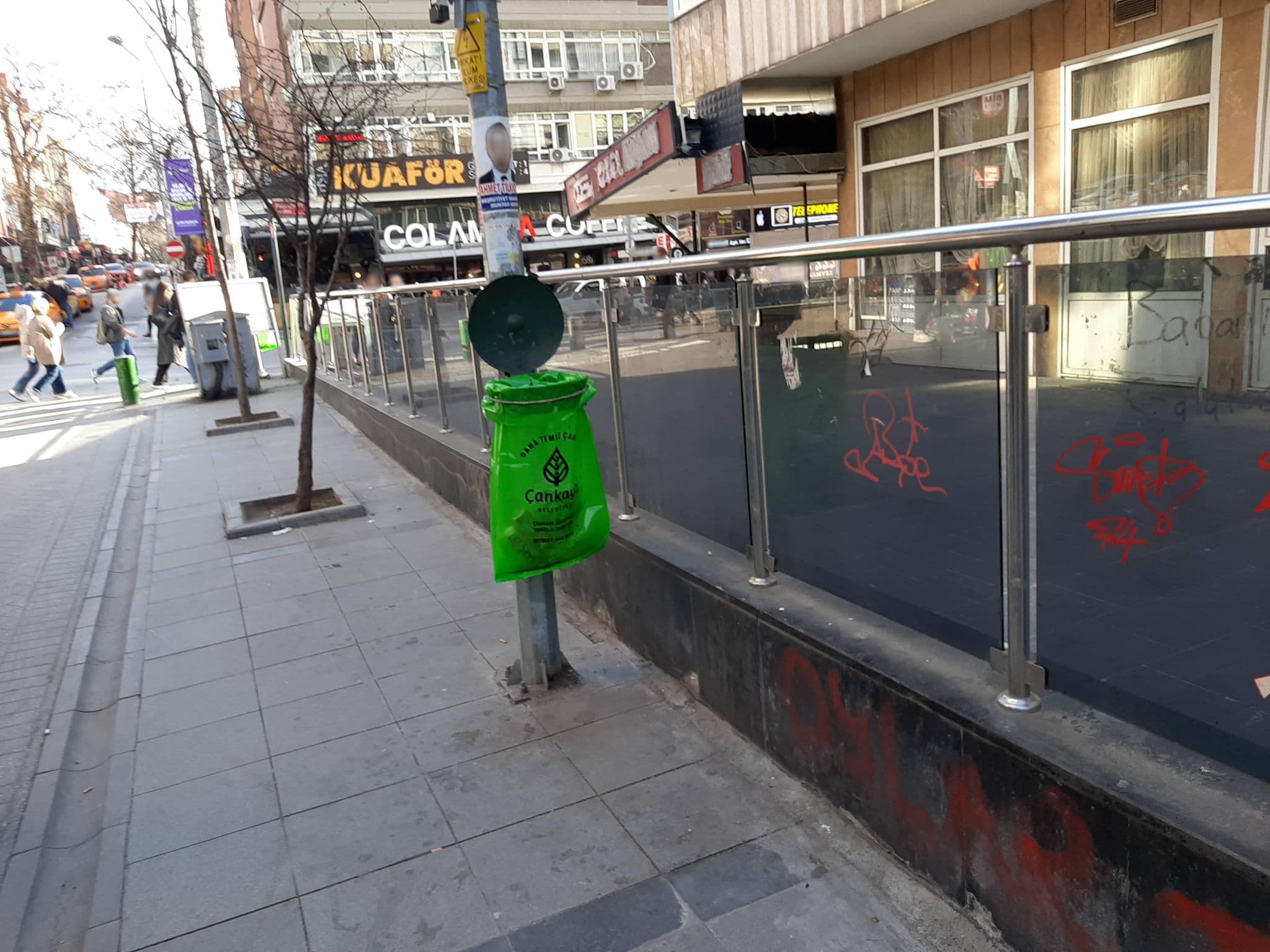 Street view near Aru^s Hotel, Ankara — © BeronTheColossus (CC BY-SA · Mapillary)