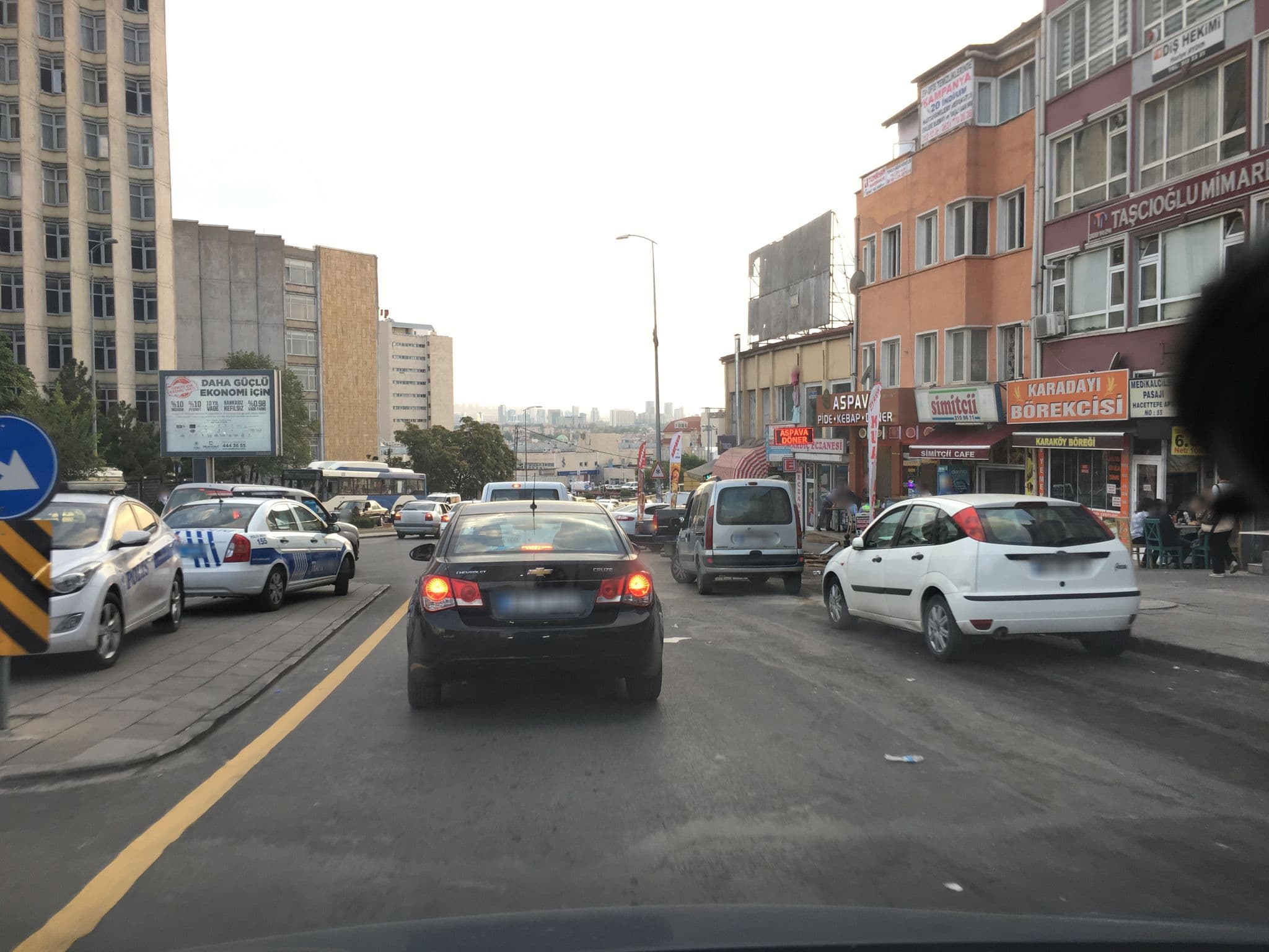 Street view near Grand Belli Hotel, Ankara — © empty (CC BY-SA · Mapillary)