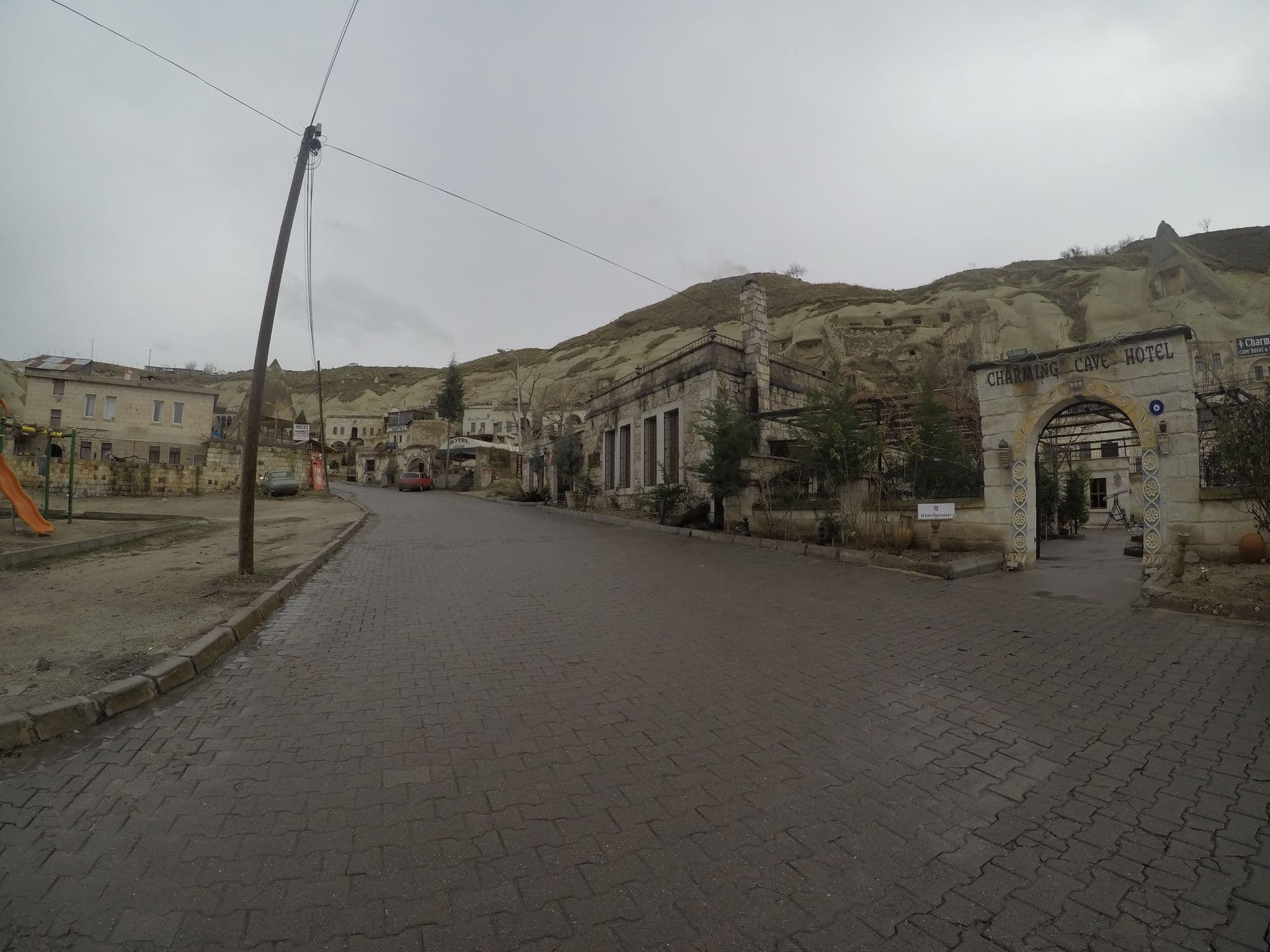Street view near Helen Cave Suites, Göreme — © chrisbeddow (CC BY-SA · Mapillary)