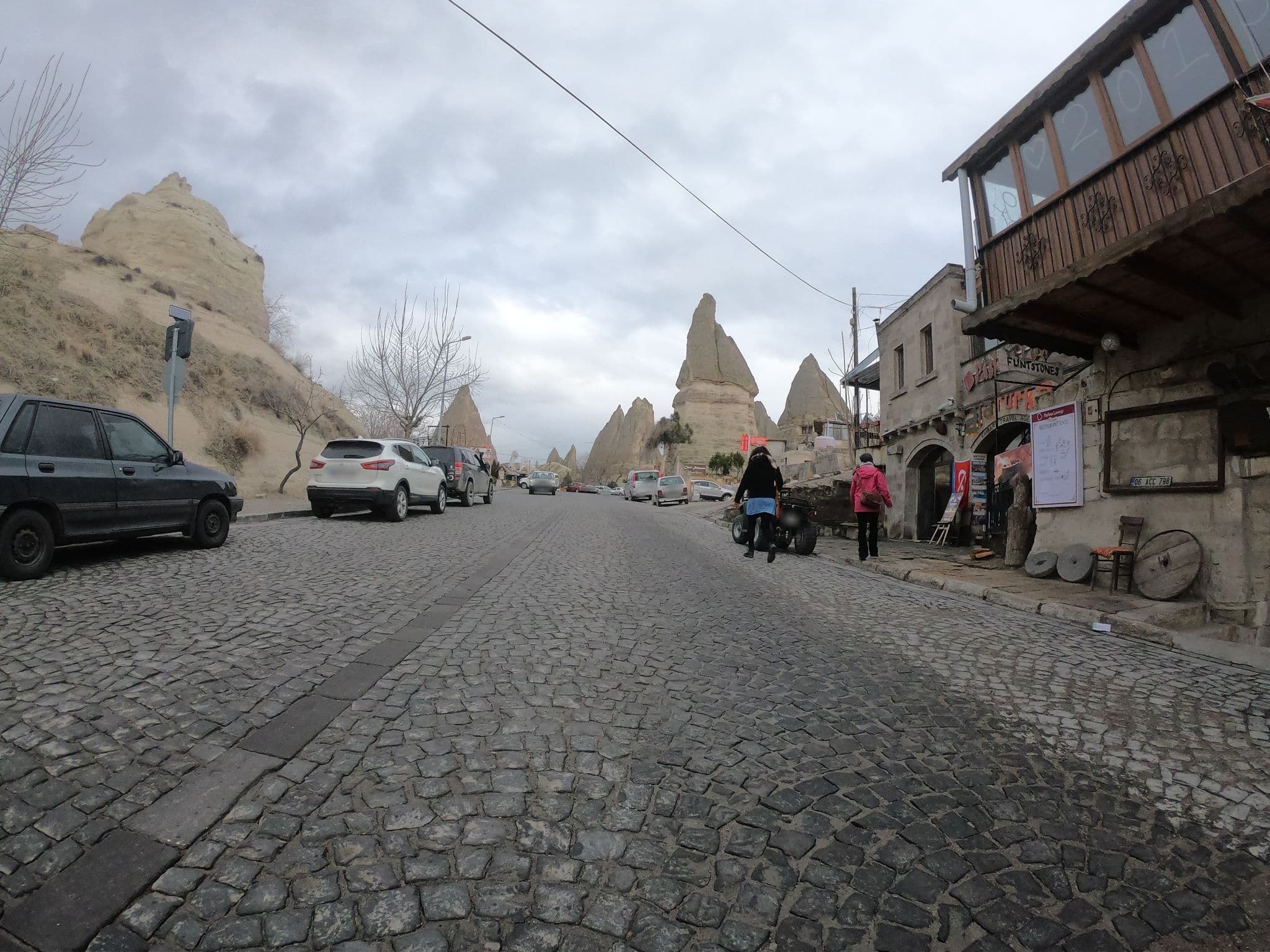 Street view near Uhuk pention hotel, Göreme — © chrisbeddow (CC BY-SA · Mapillary)