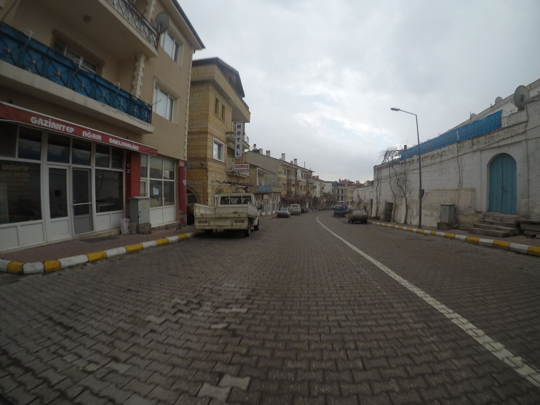 Street view near Nova Cave Hotel, Göreme — © chrisbeddow (CC BY-SA · Mapillary)