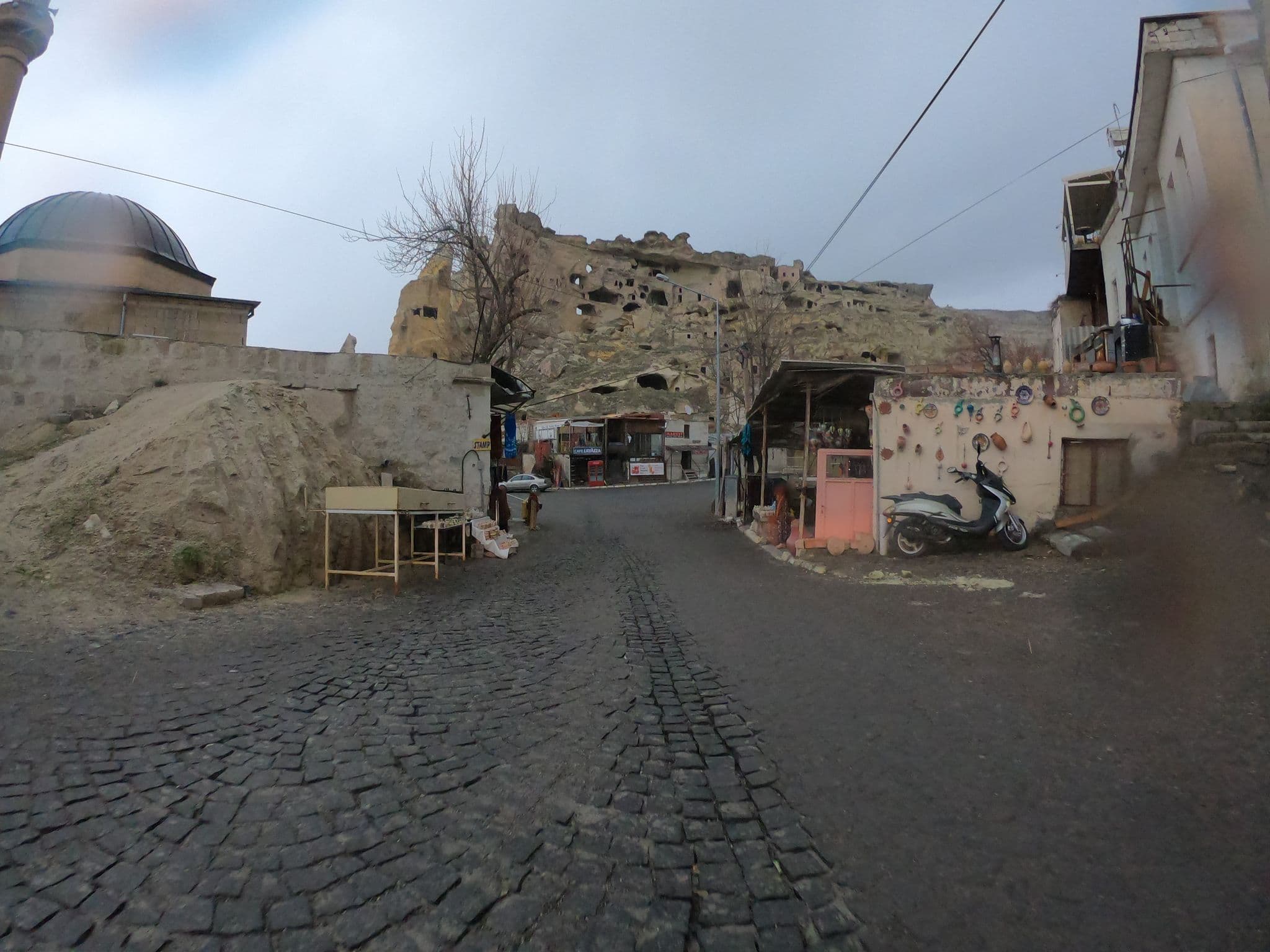 Street view near Turbel Cave Hotel, Göreme — © chrisbeddow (CC BY-SA · Mapillary)
