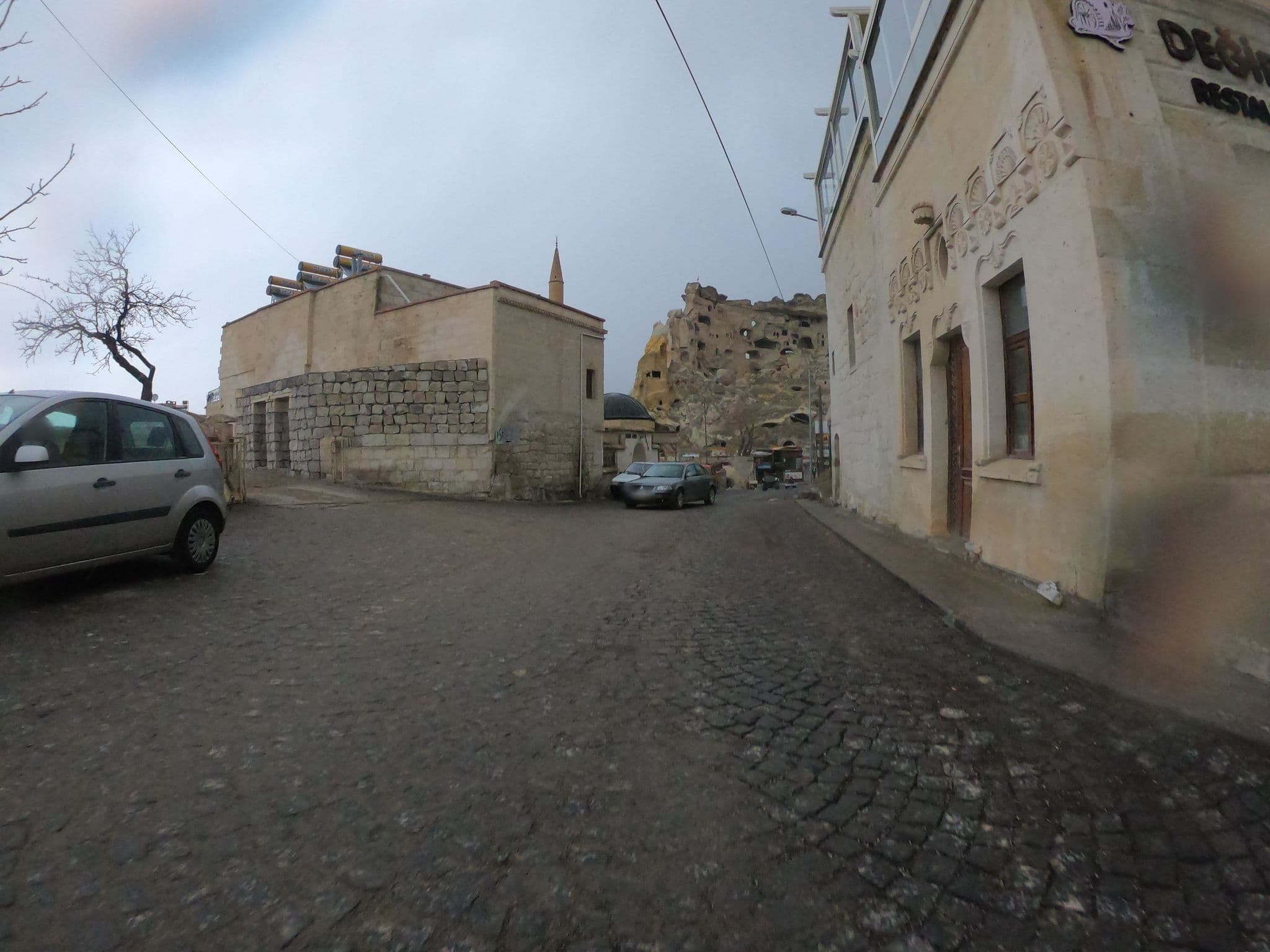 Street view near Turbel Kaya Hotel, Göreme — © chrisbeddow (CC BY-SA · Mapillary)