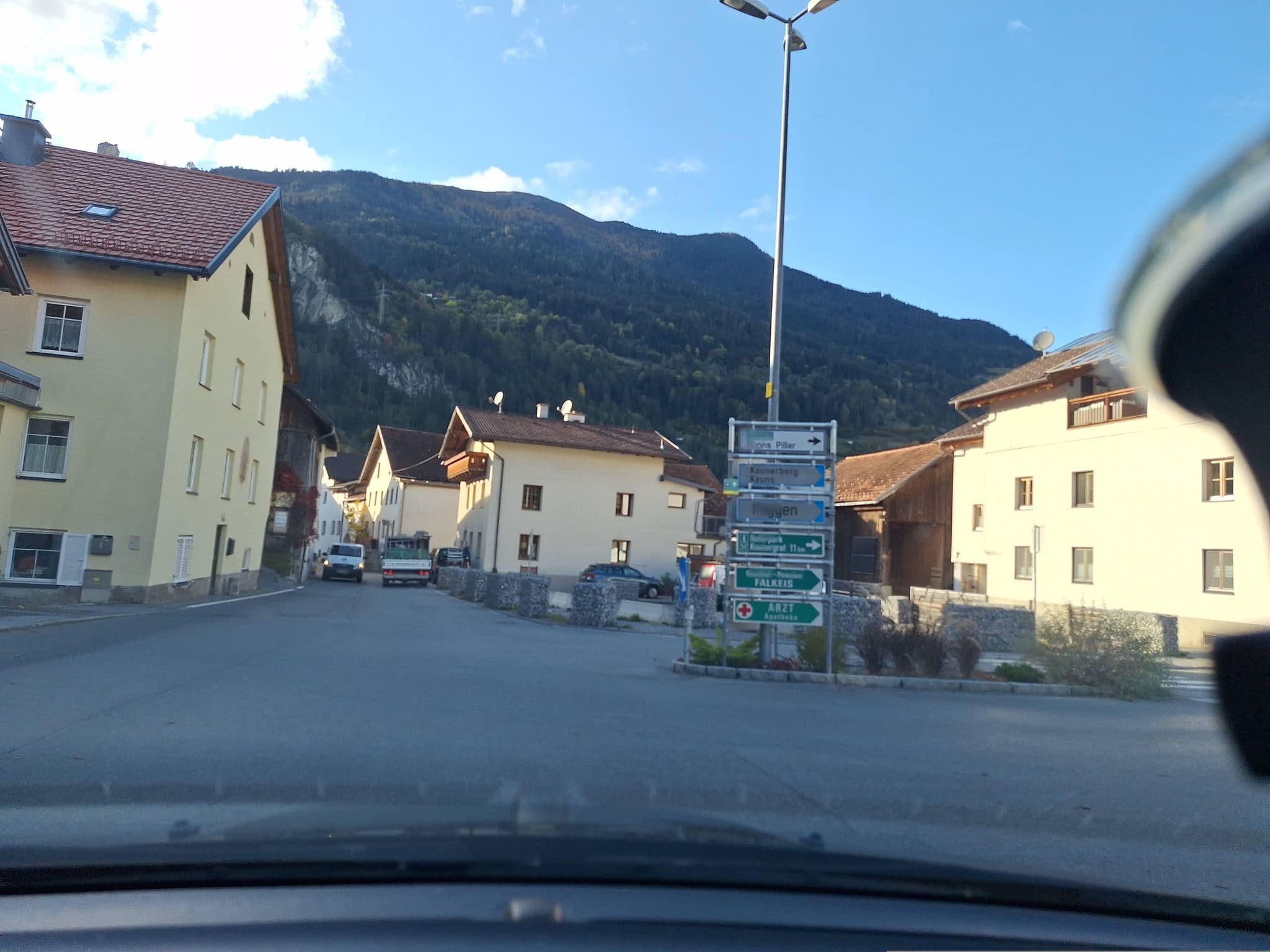 Street view near Haus Kathrein, Prutz
