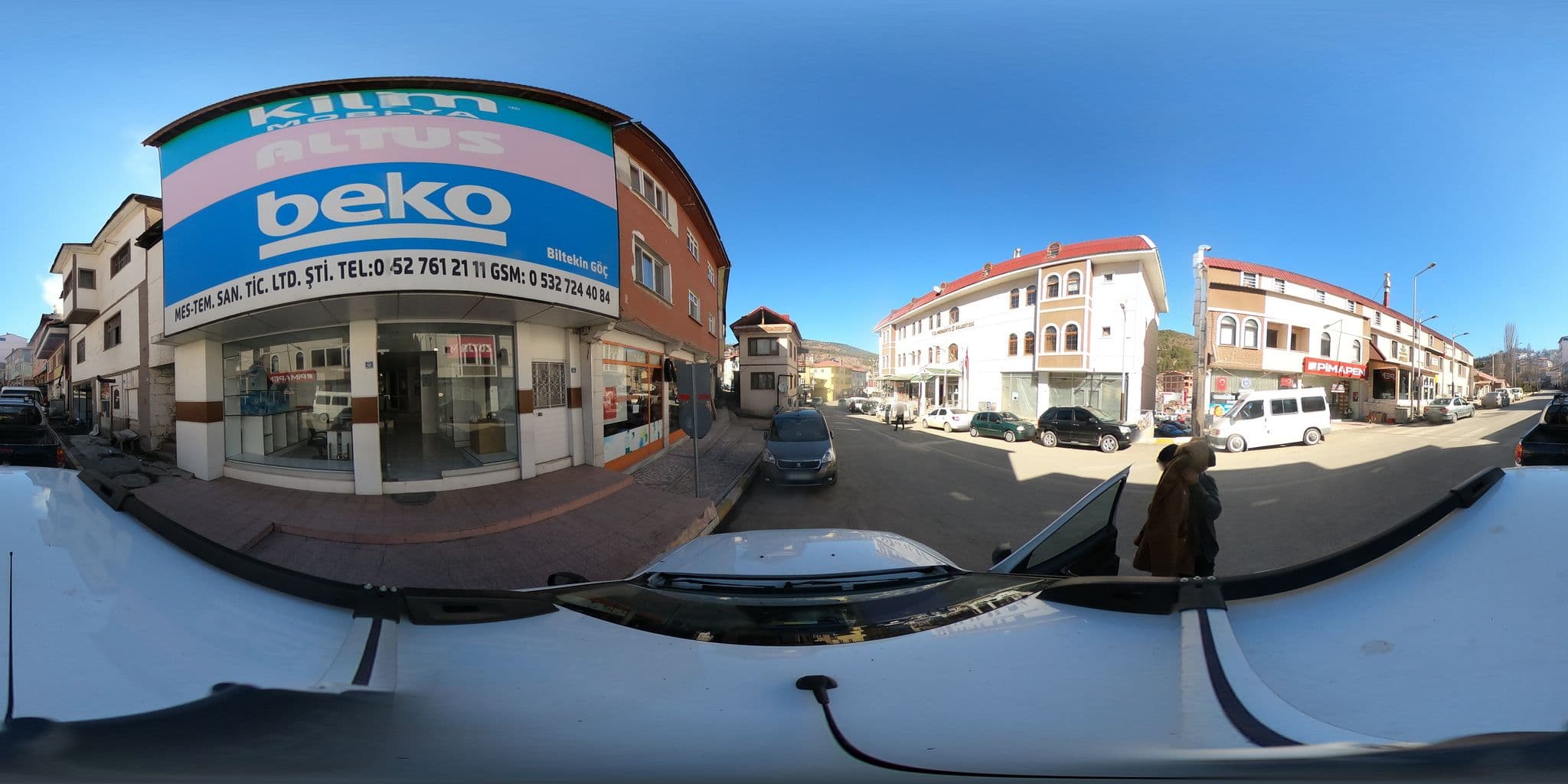 Street view near Hamidiye Hotel, Mesudiye — © cbsordu (CC BY-SA · Mapillary)