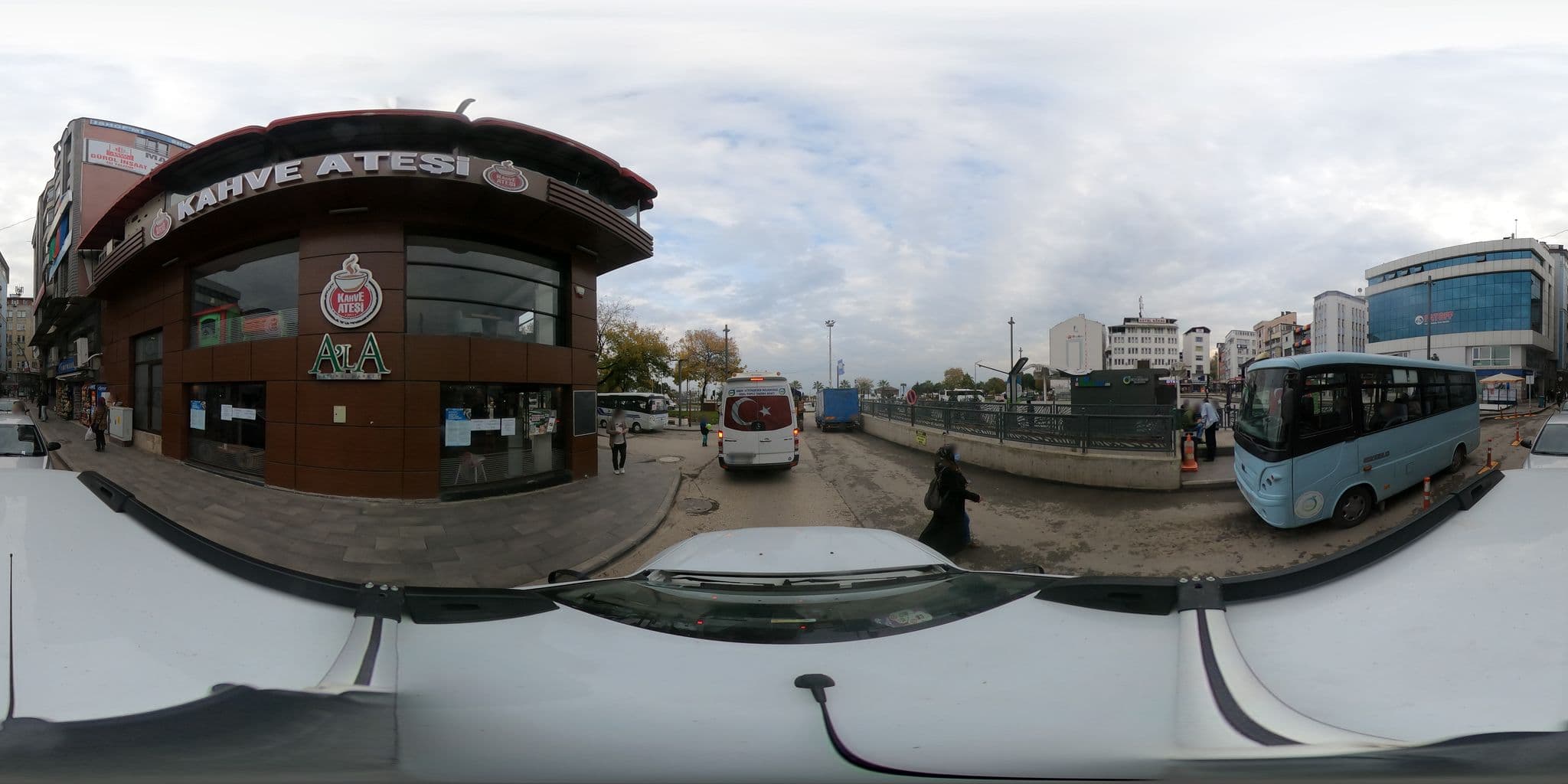 Street view near Grand Göksu Hotel, Fatsa — © cbsordu (CC BY-SA · Mapillary)