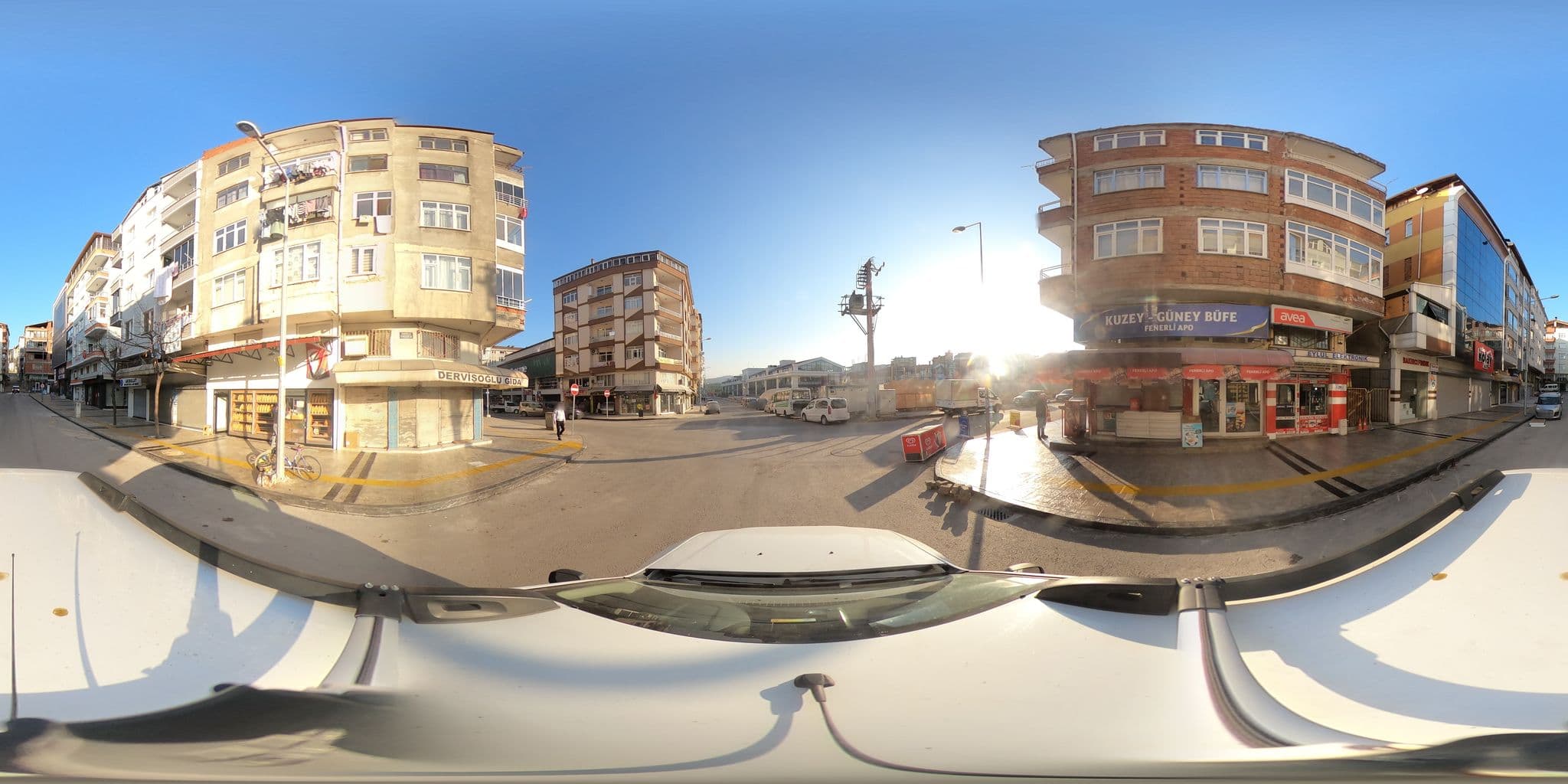 Street view near Kelebek Pansiyonu, Ünye — © cbsordu (CC BY-SA · Mapillary)