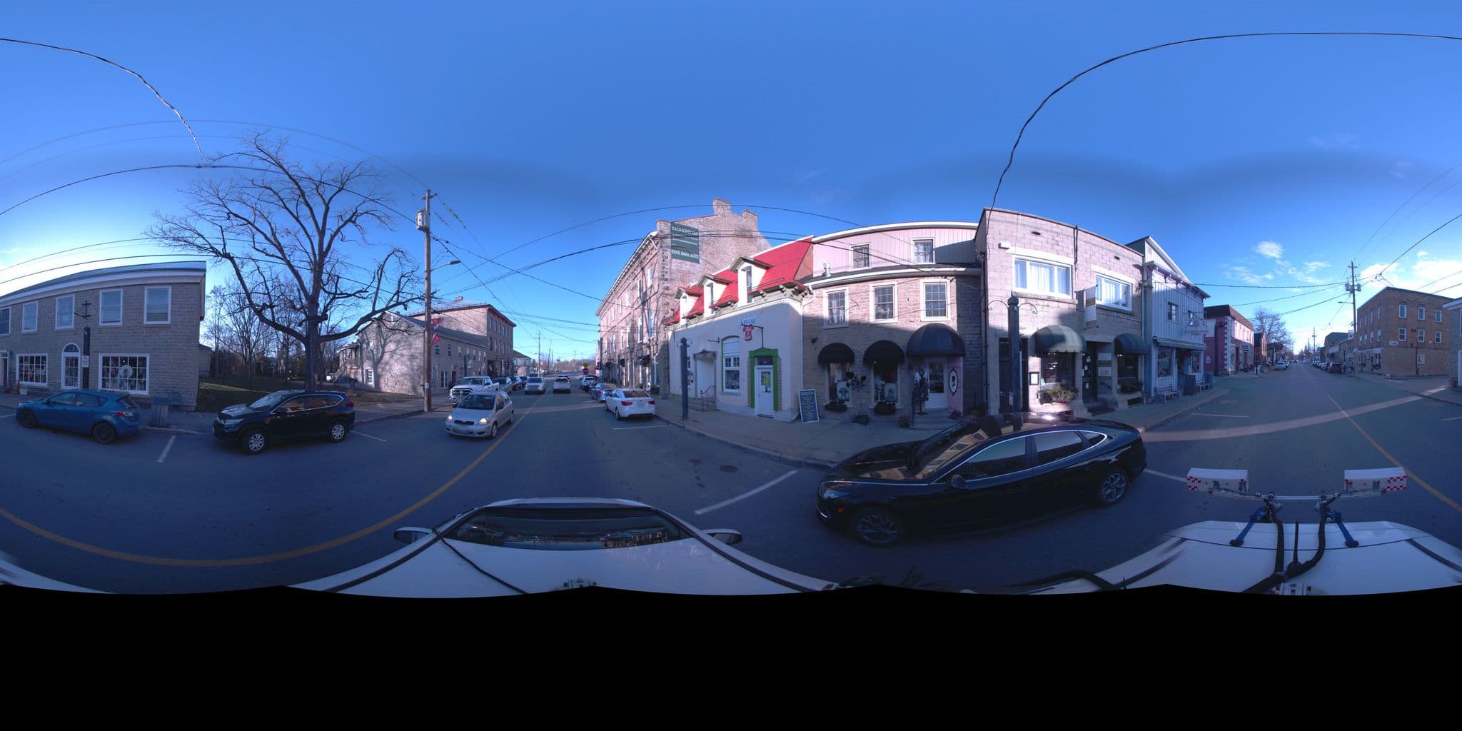 Street view near Merrickville Guest Suites, Smiths Falls — © cholloway (CC BY-SA · Mapillary)