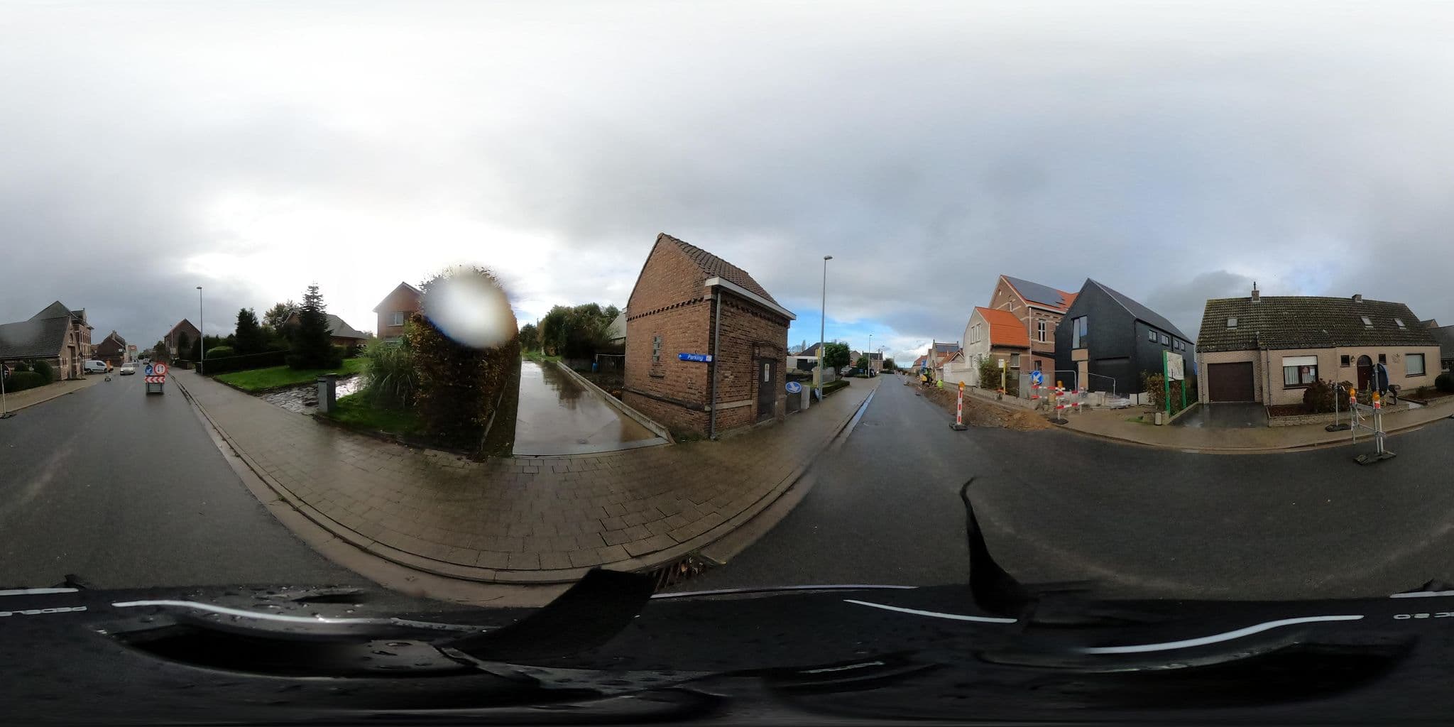 Street view near Bosgeus, Nieuwkerke — © gptm (CC BY-SA · Mapillary)