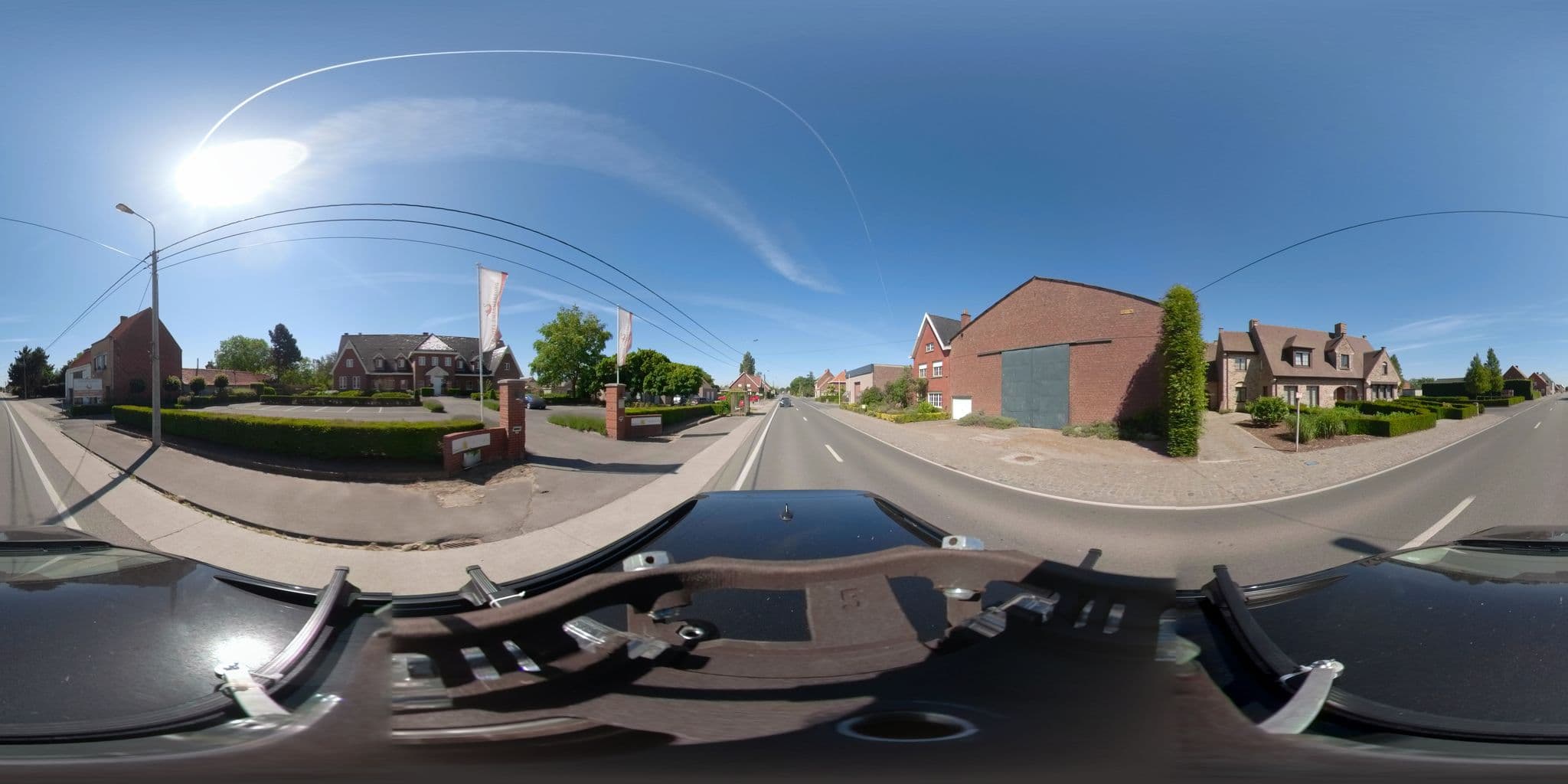 Street view near Swaenenburg, Oostrozebeke — © vansteelandt (CC BY-SA · Mapillary)