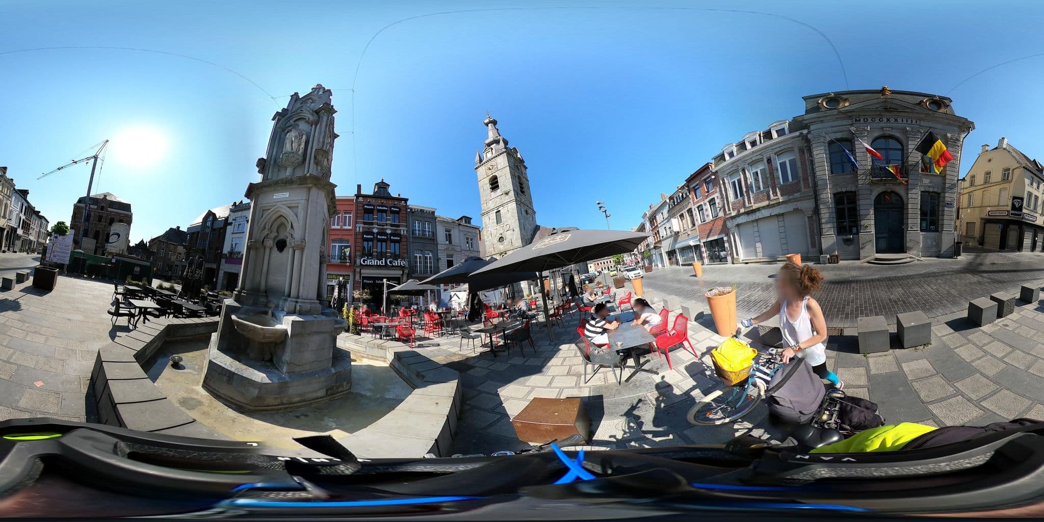 Street view near Le Petit Chapitre, Chimay — © Stefdegreef (CC BY-SA · Mapillary)