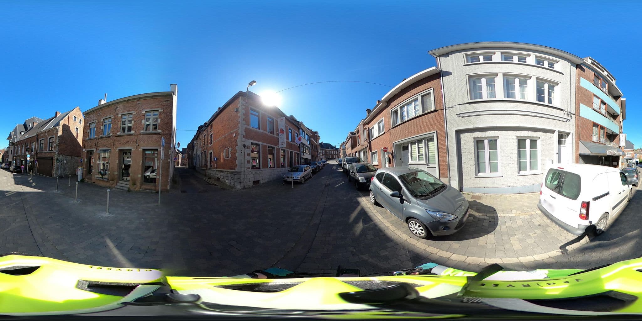 Street view near La Pention des Mimosas, Nivelles — © Stefdegreef (CC BY-SA · Mapillary)
