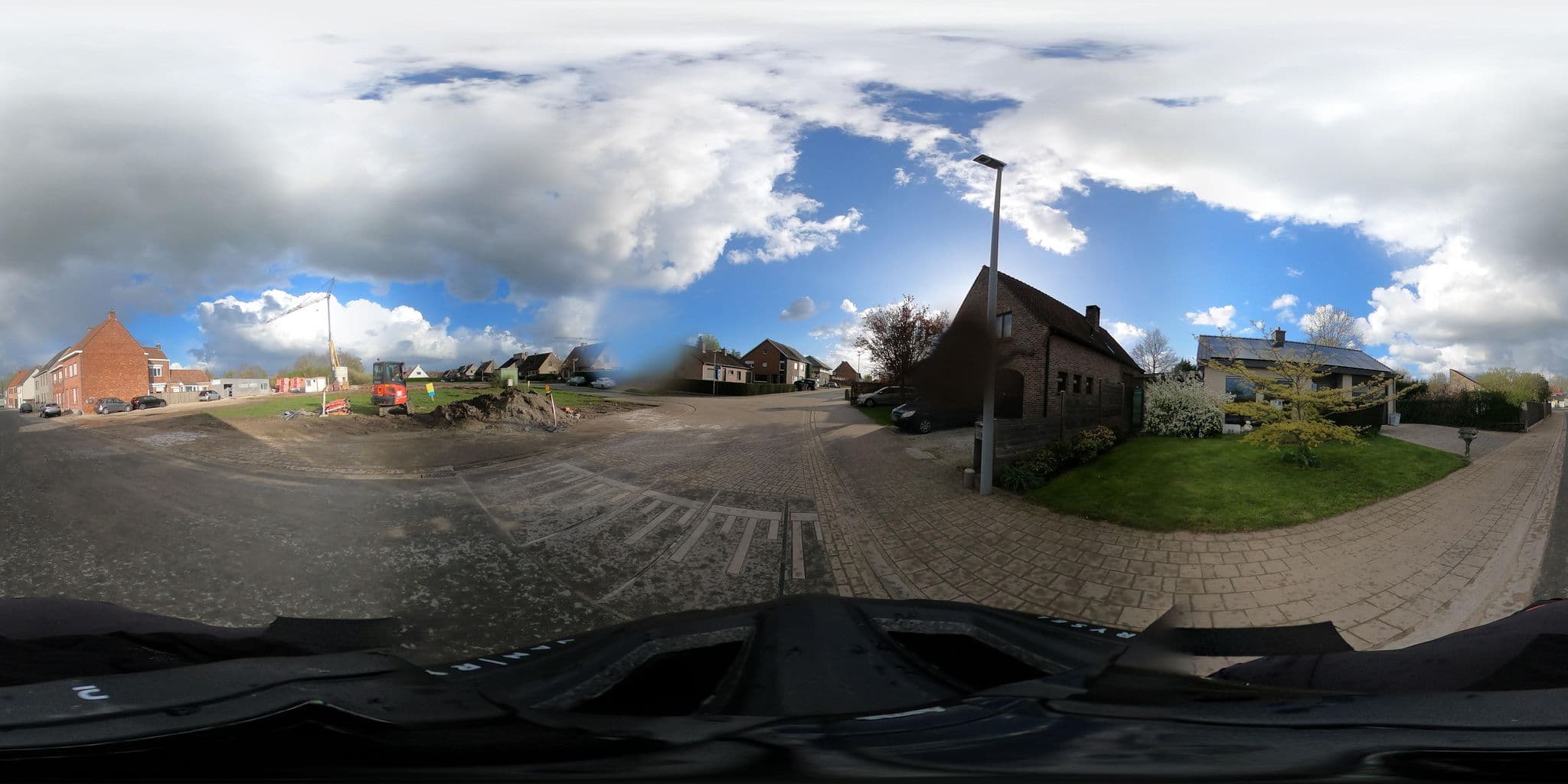 Street view near kindervilla, Waregem — © JasperSrrzn (CC BY-SA · Mapillary)