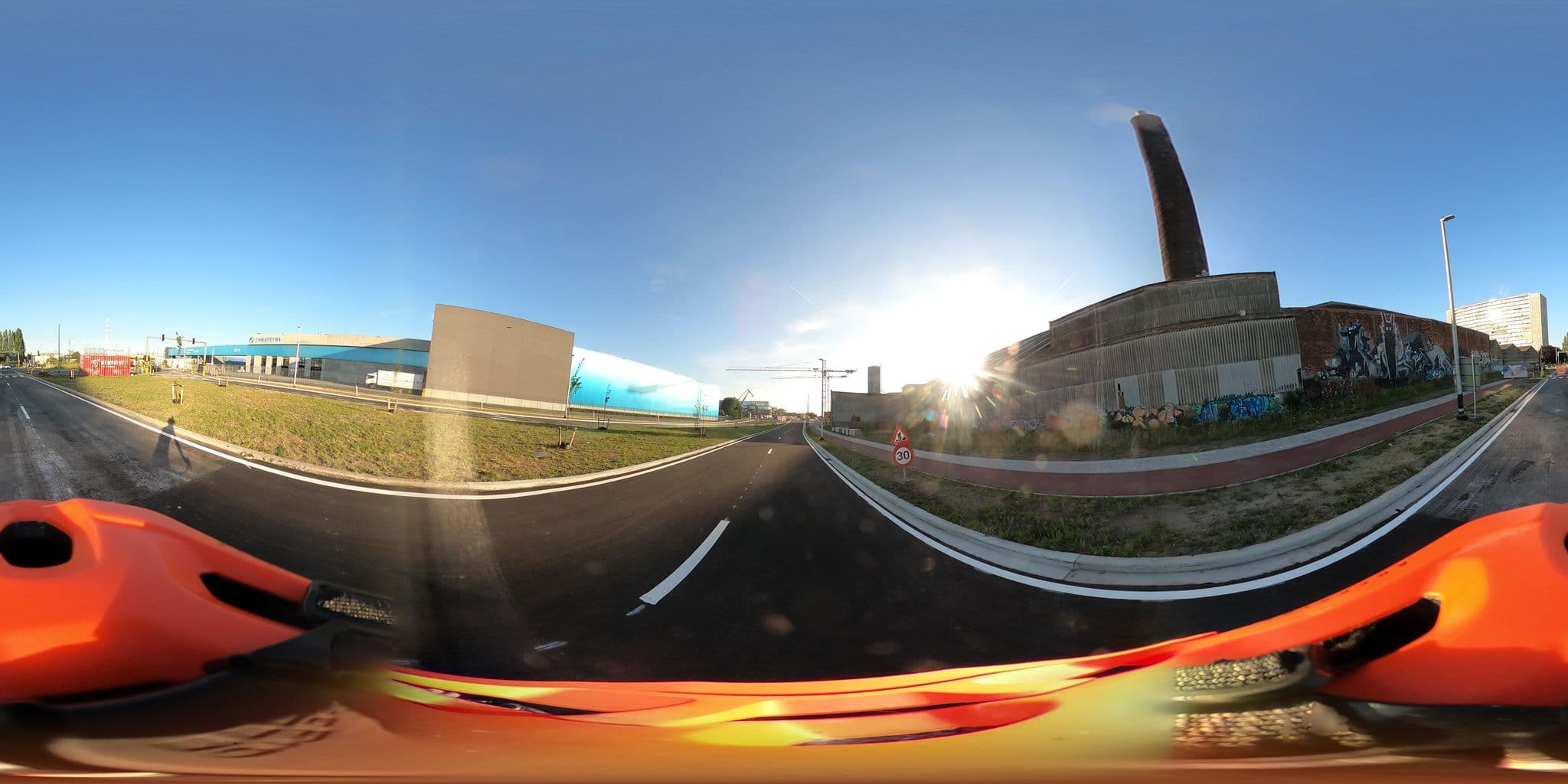 Street view near Meds Motel, Sint-Amandsberg — © jdrbaix (CC BY-SA · Mapillary)