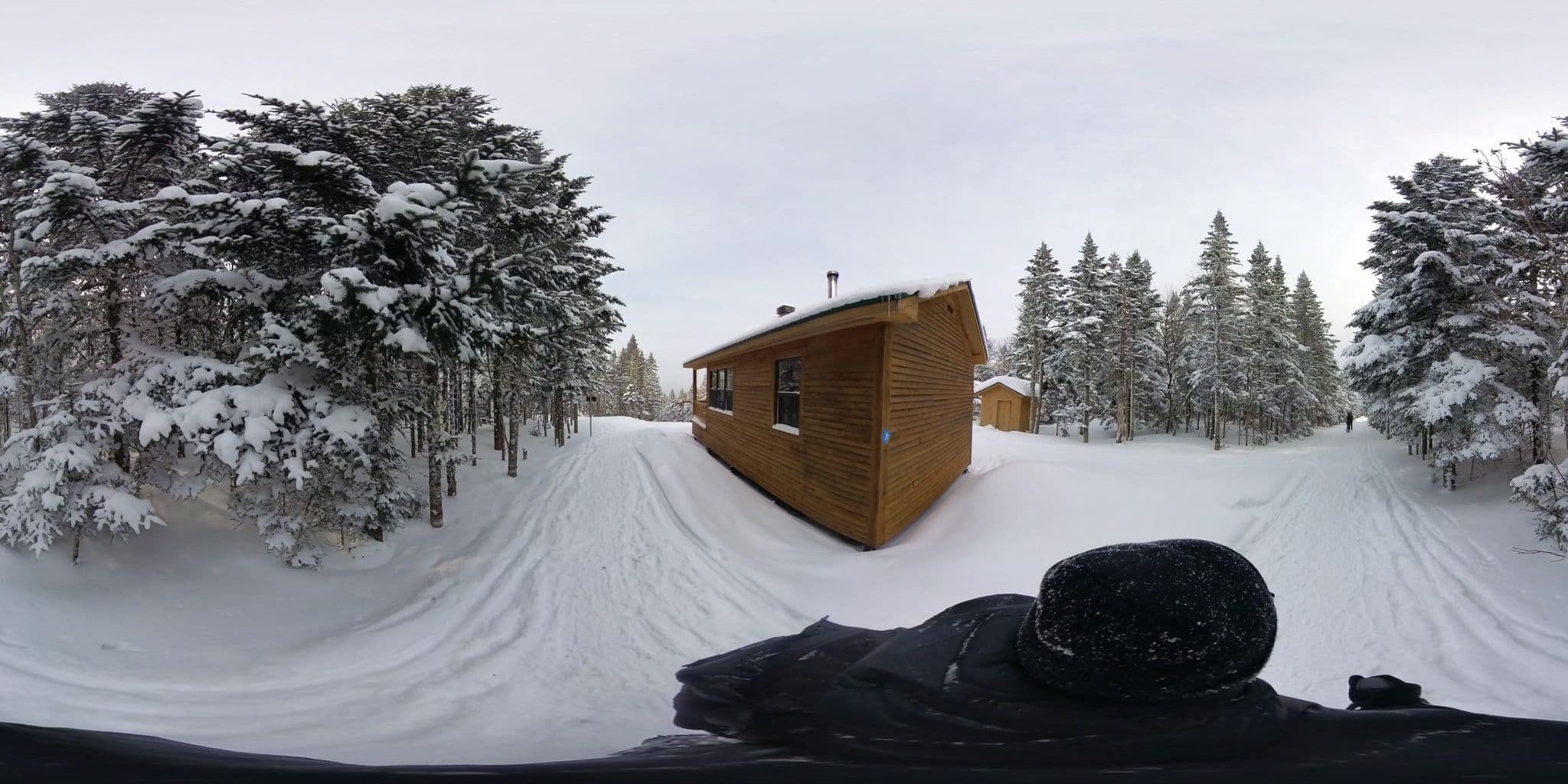 Street view near Refuge du Col-des-Trois-Sommets, Lac-Mégantic — © Byter3 (CC BY-SA · Mapillary)